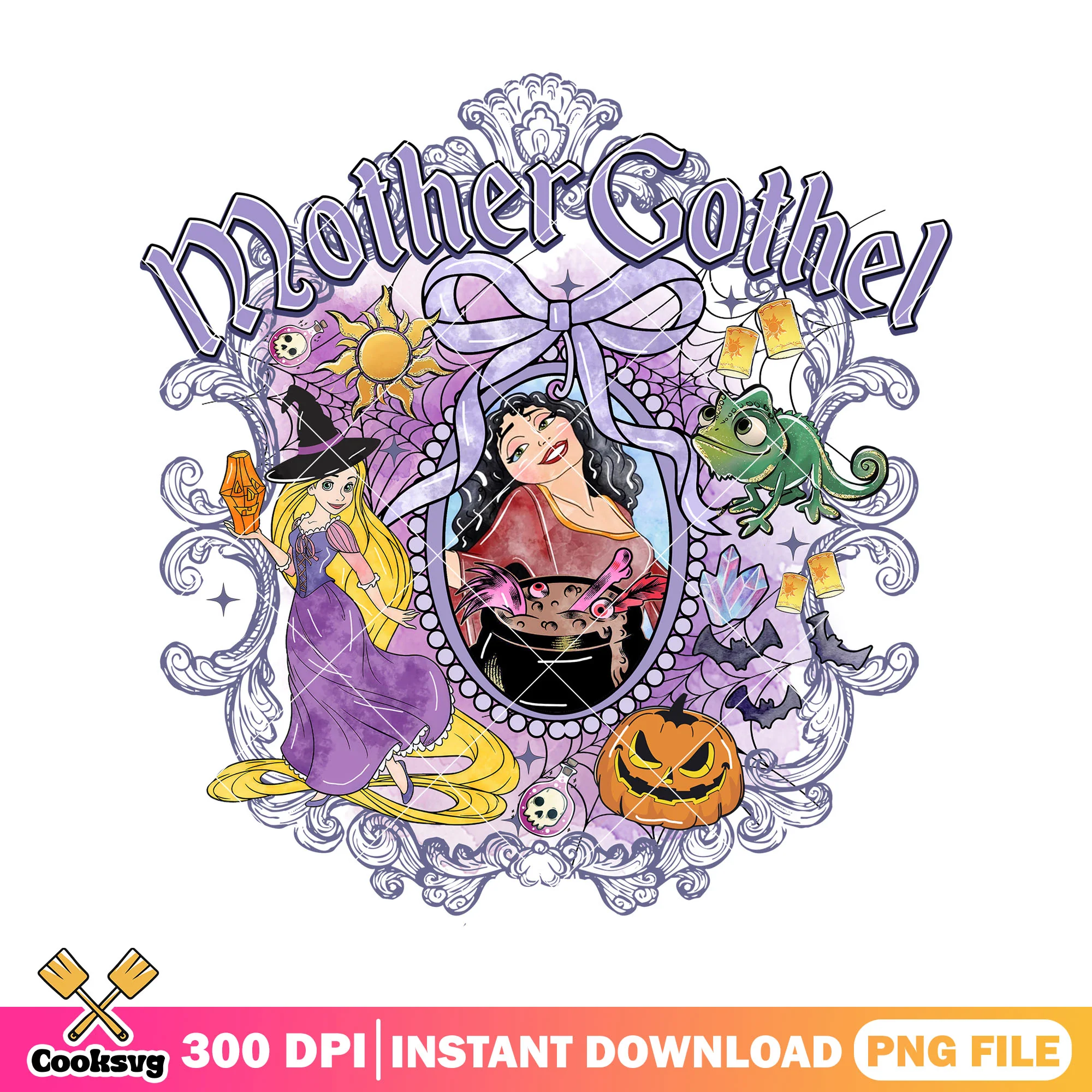 Mother gothel villain png, disney villains png, spirit halloween png