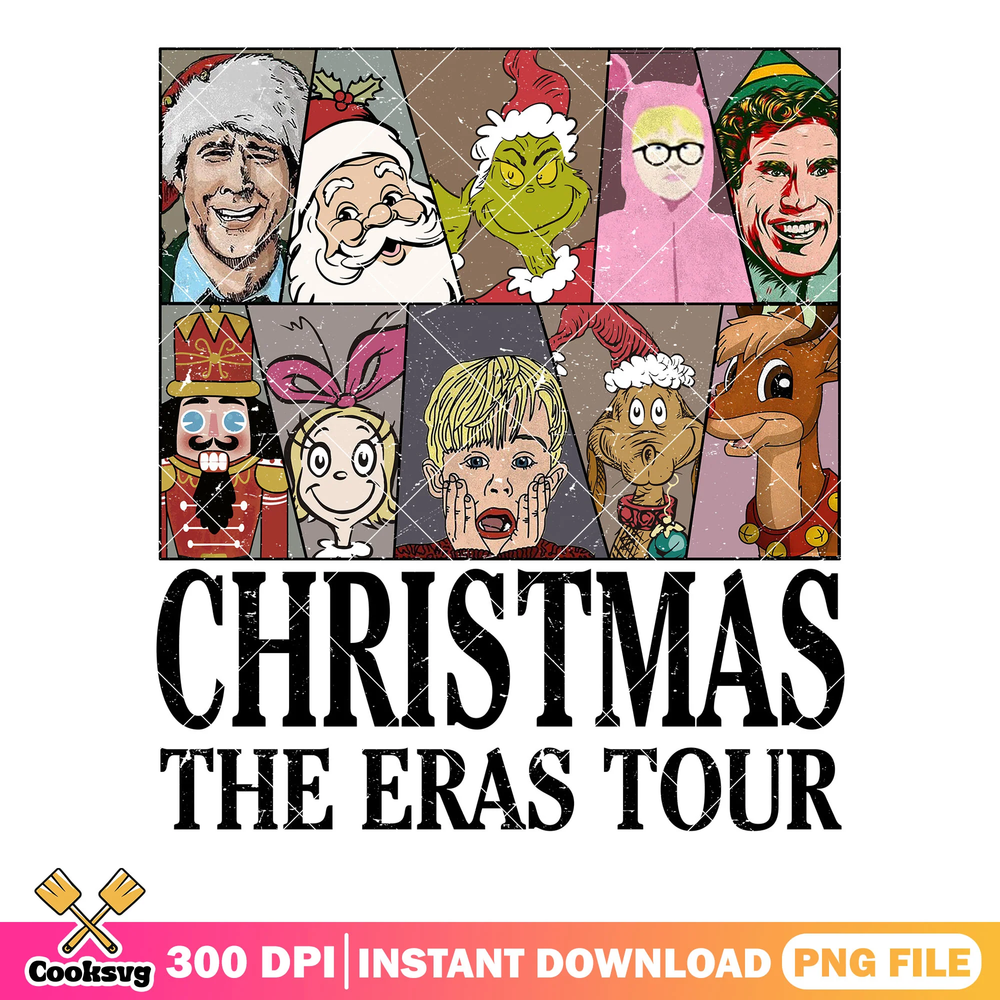Movie character the eras png, tour poster png, misfit toy png