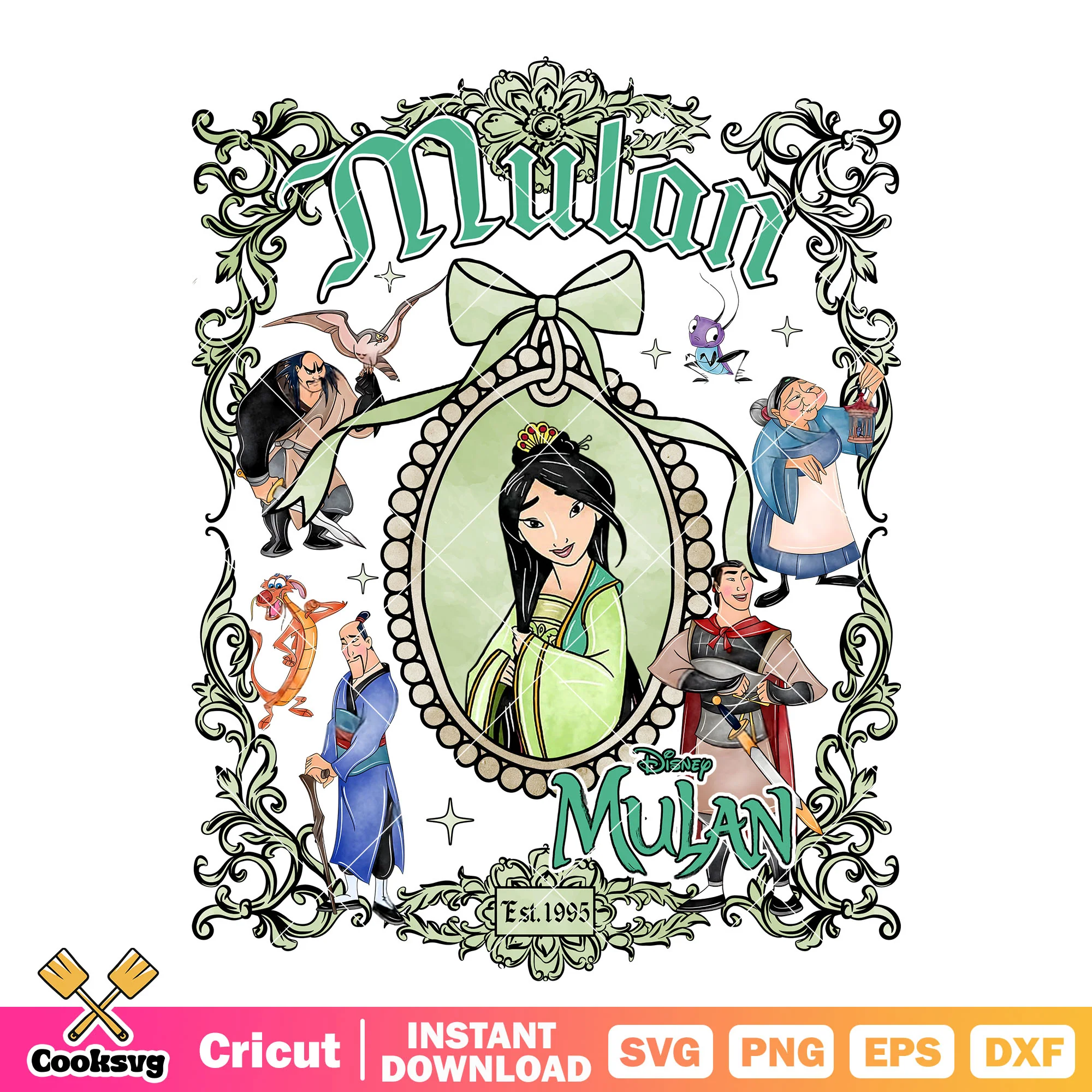 Mulan princess and friends in mirror png, mulan princess png