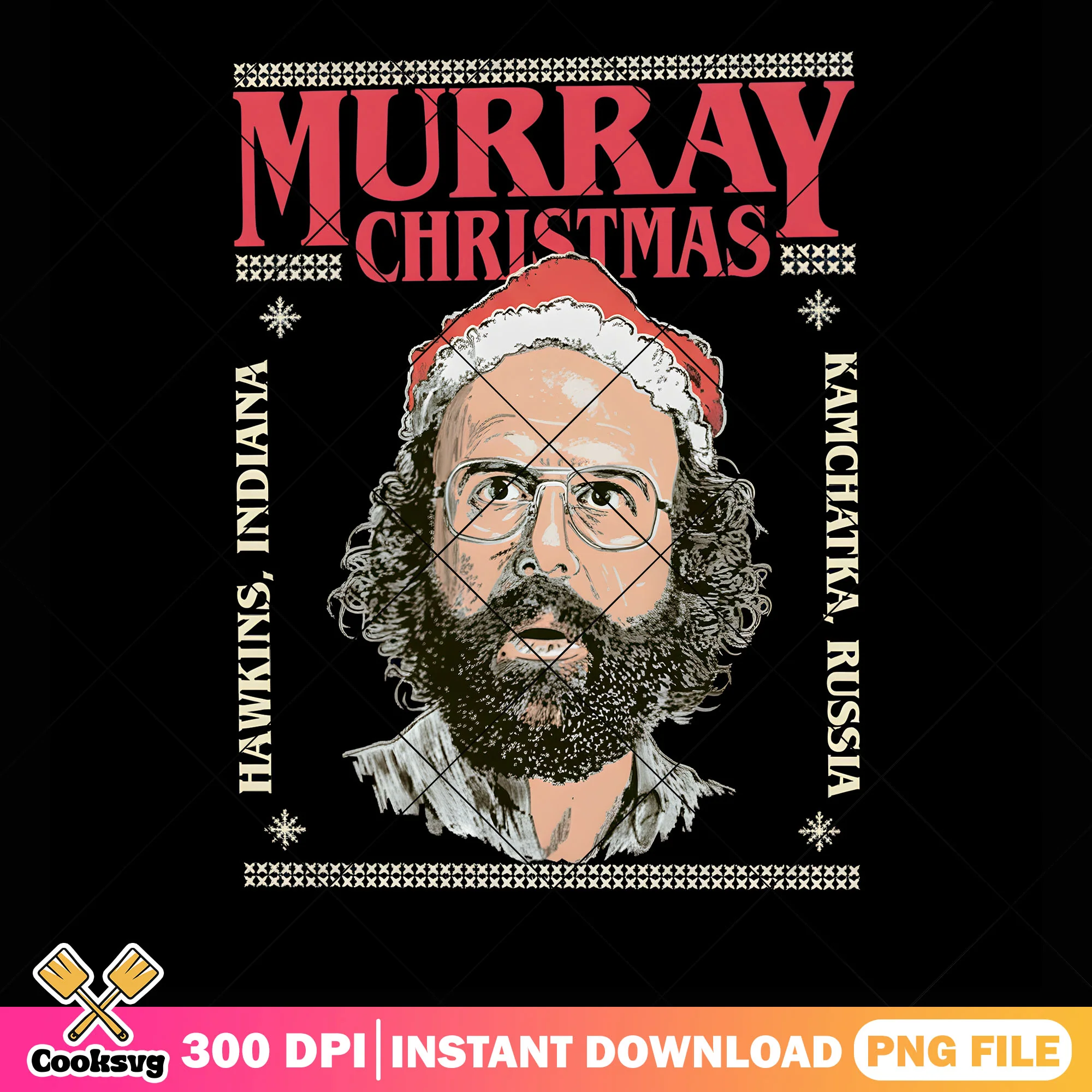 Murray christmas bauman png, santa hat png, hawkins kamchatka png