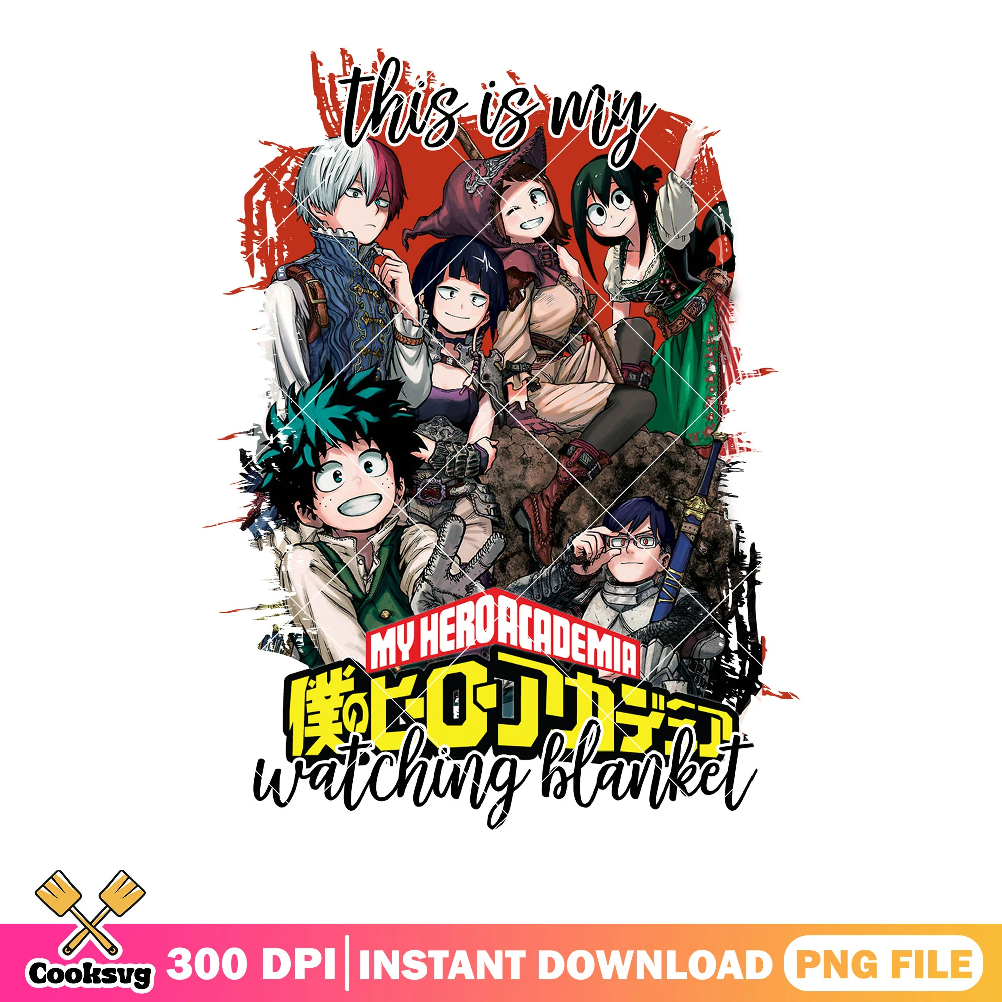 My hero academia Blanket Plain png, shoto todoroki png, deku png