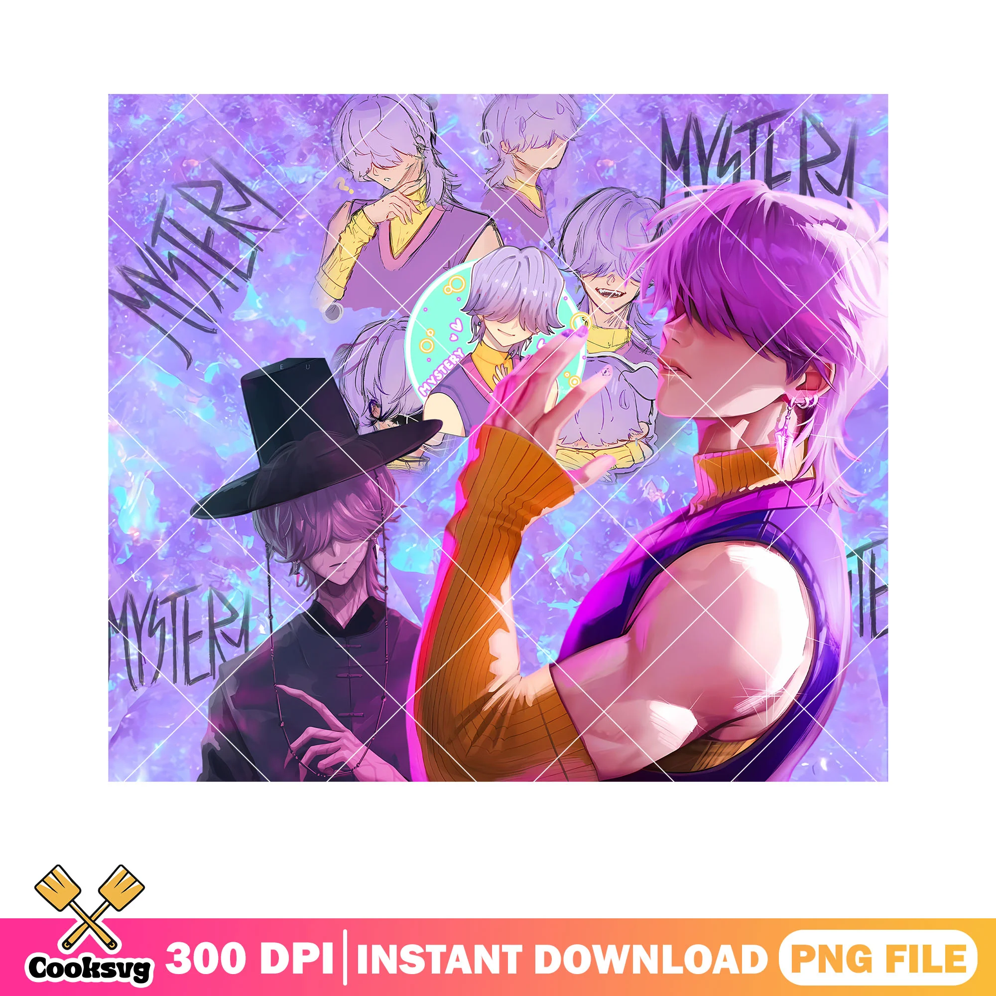 Mystery saja design png tumbler, kpop hunters png, mystery saja png