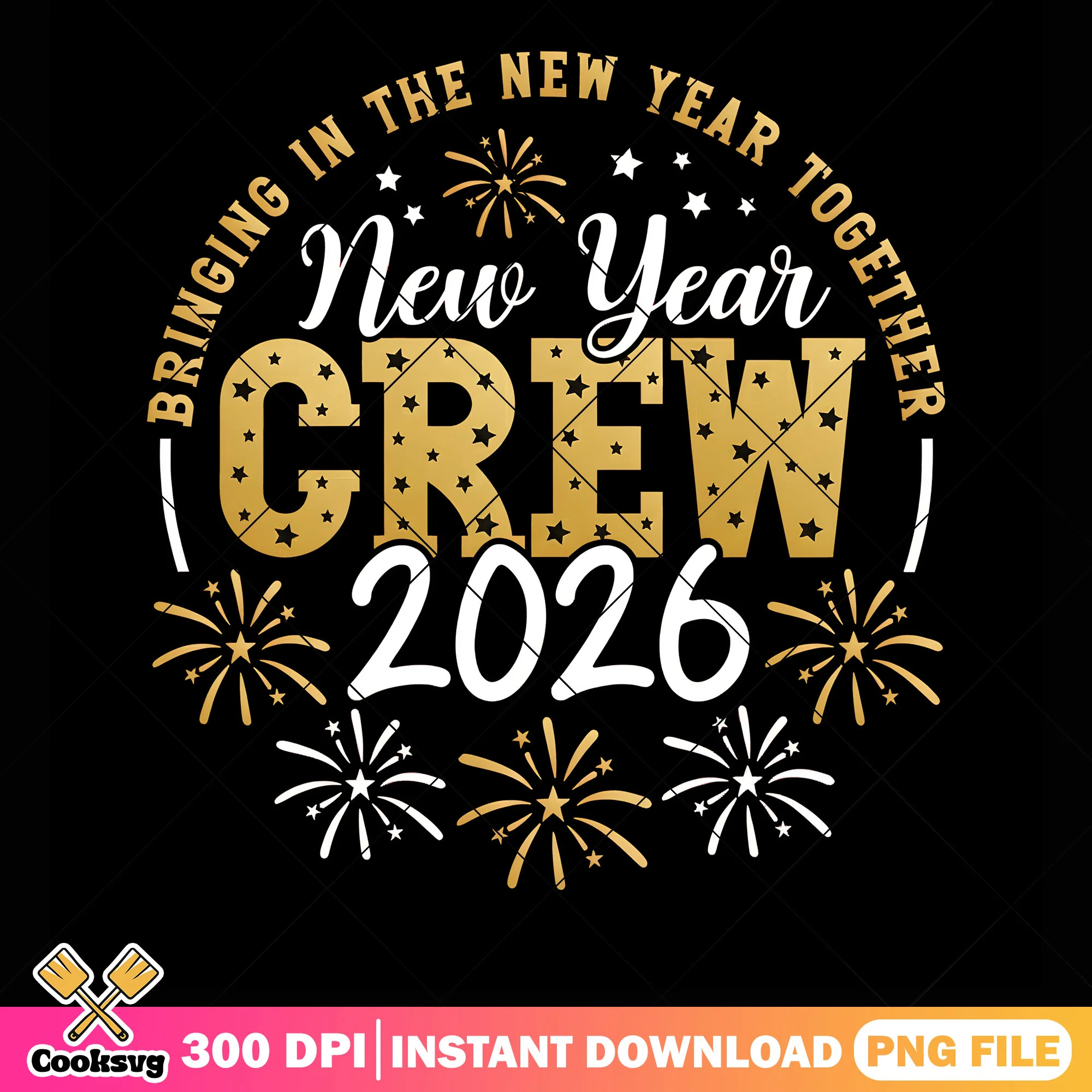 New year crew png, new year together png, 2026 new year png