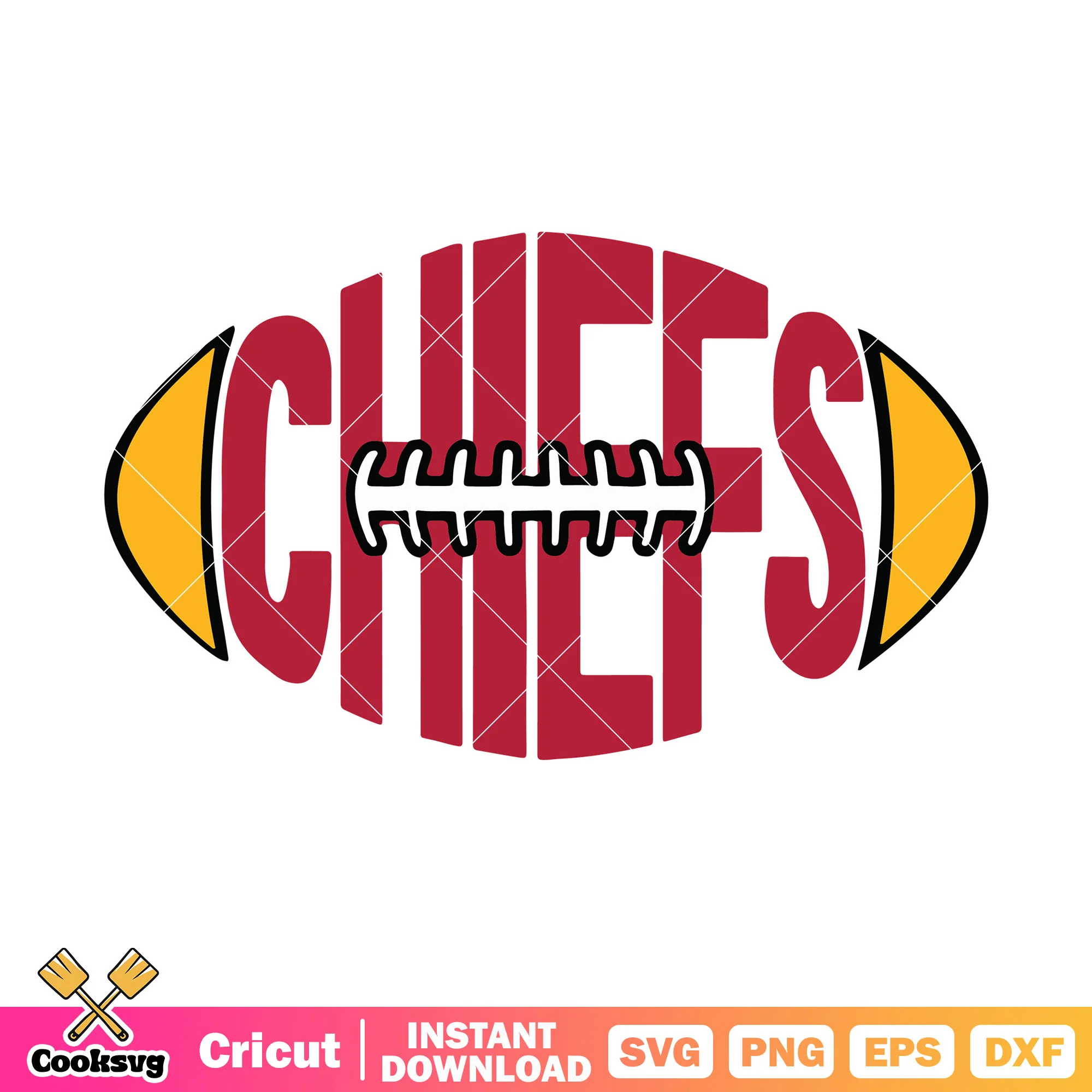 NFL pigskin costume chiefs svg, kansas city svg, nfl football svg