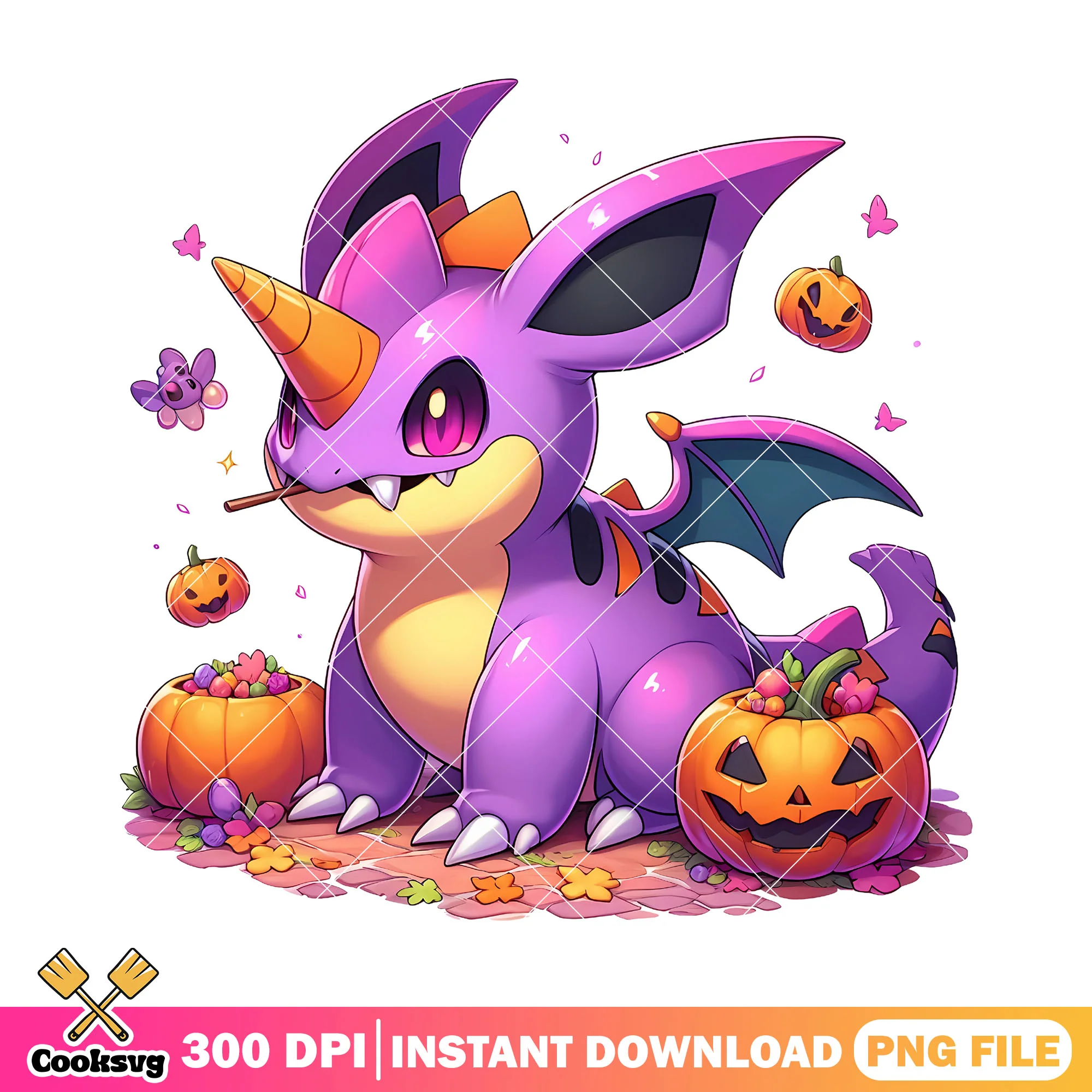 Nidorina Halloween Illustration png, pokemon png, halloween movie png