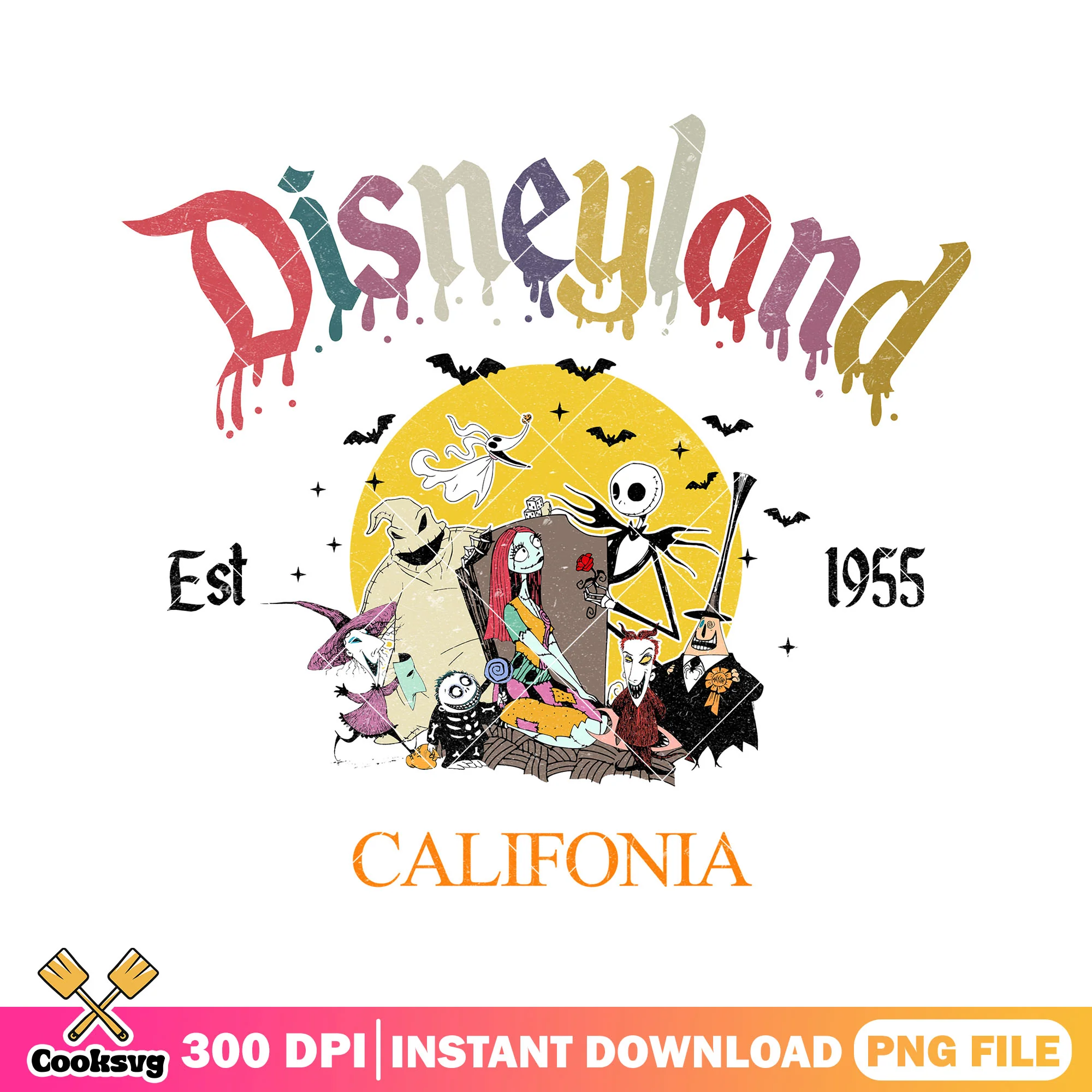 Nightmare before disneyland png, nightmare cartoon png, halloween png
