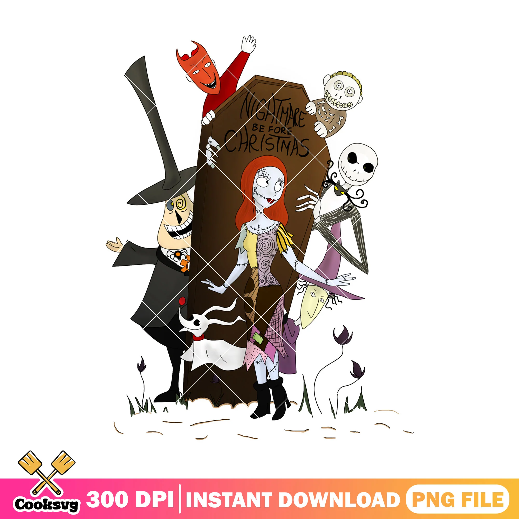 Nightmare town design file png, halloween spirit png, disney horror png