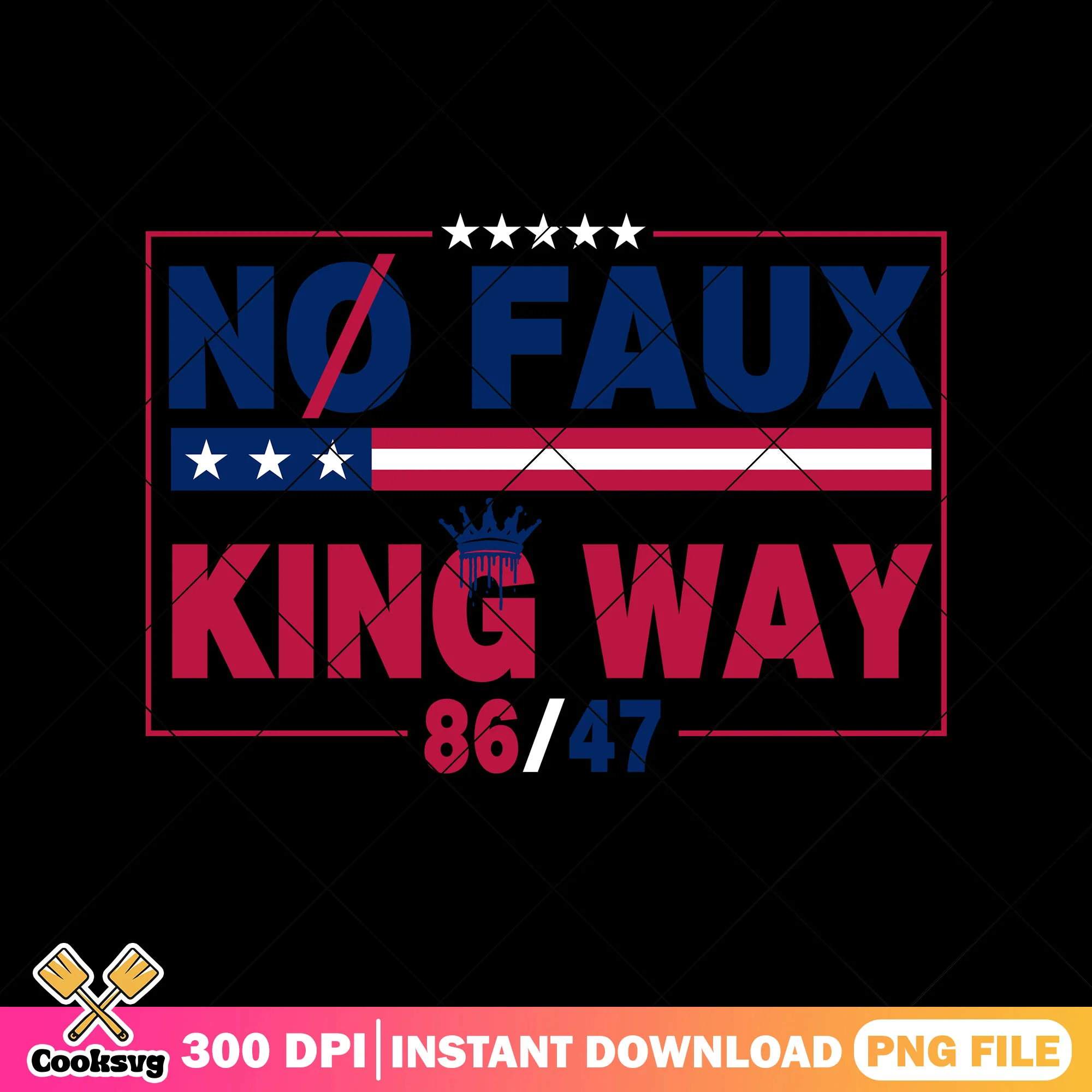 No faux king wa png, no kings quote png, america with no kings png