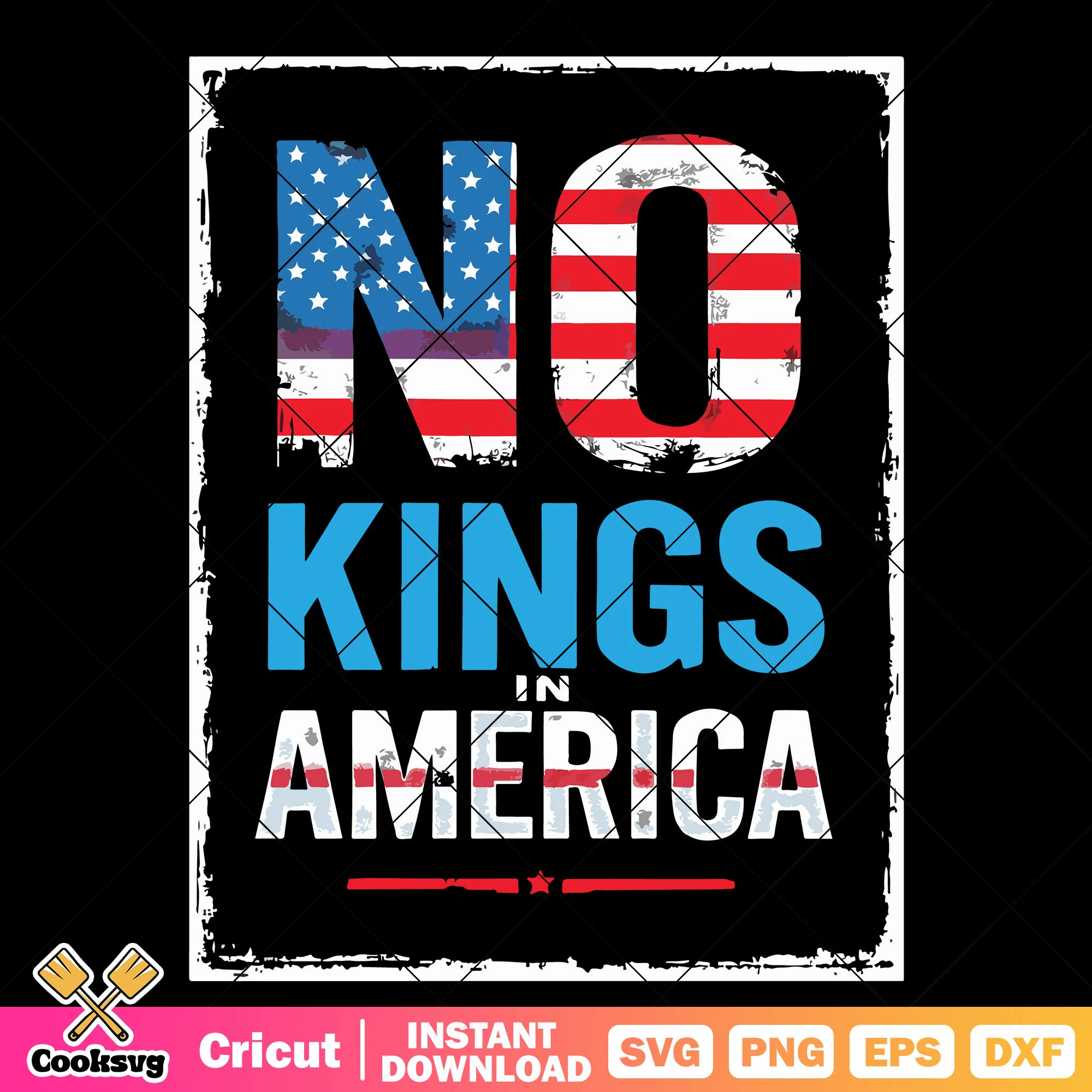 No king in america design svg, no kings svg, no king america svg