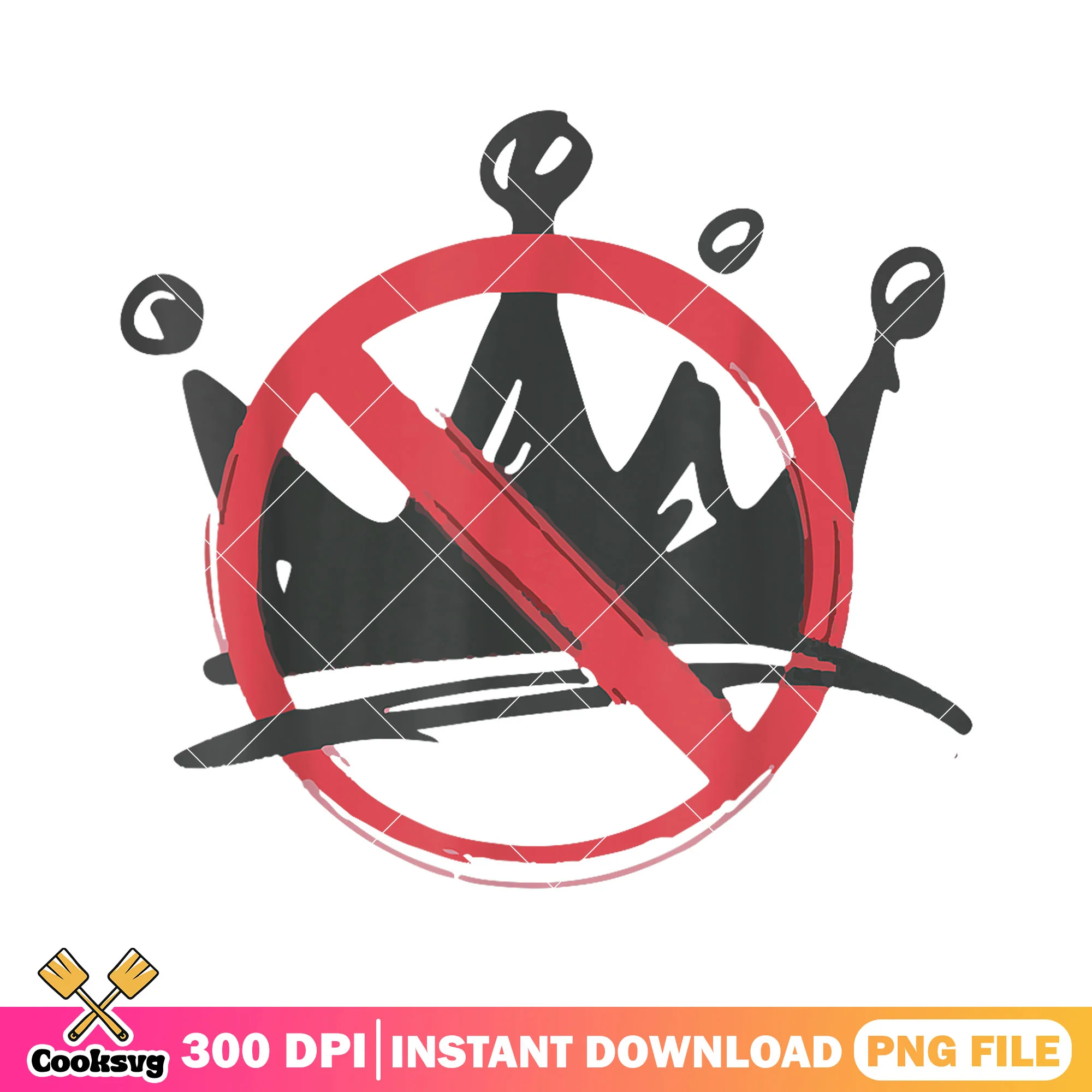 No kings no crown png, no kings day png, america no kings png