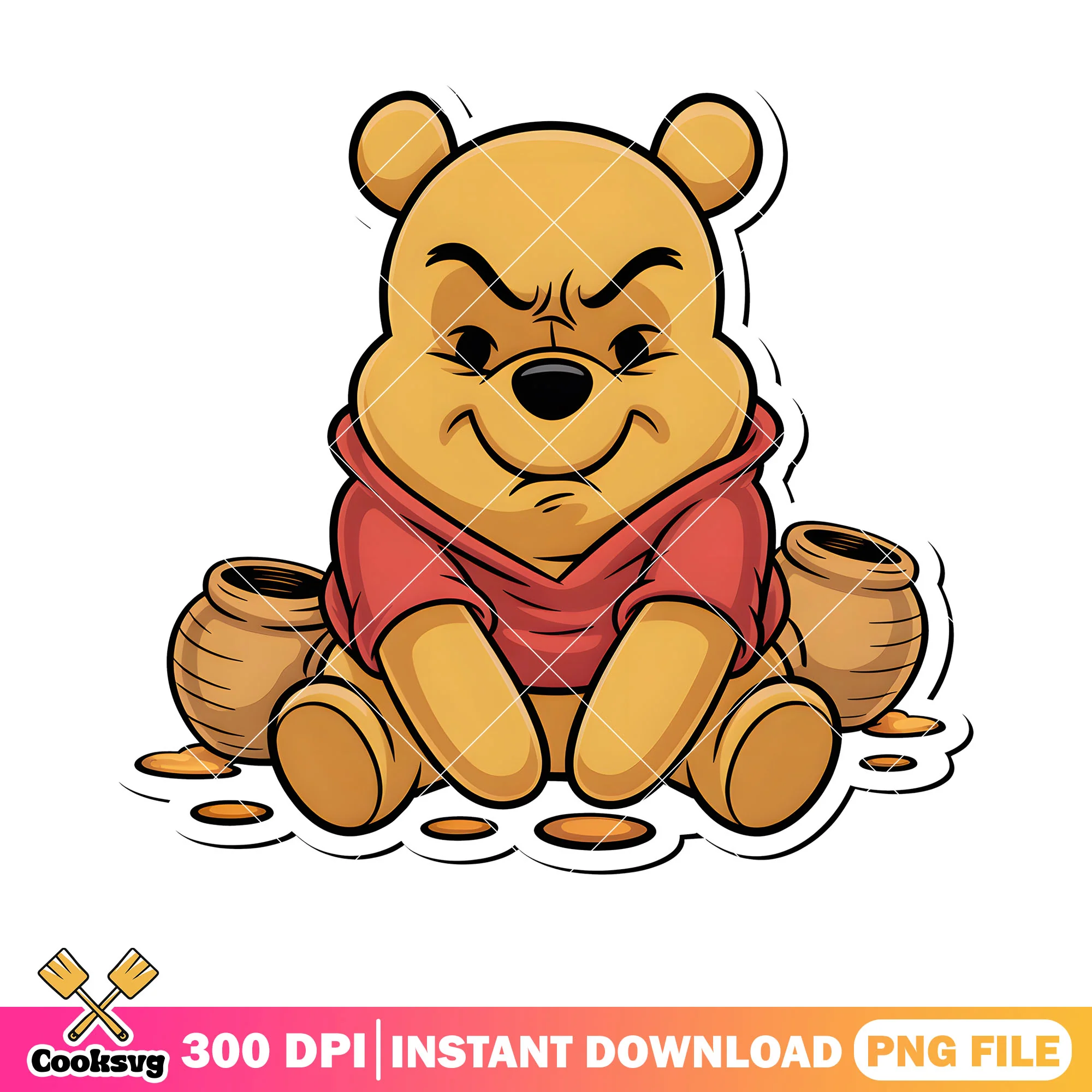 No pooh honey is falling png, cute pooh bear png, winnie the pooh png