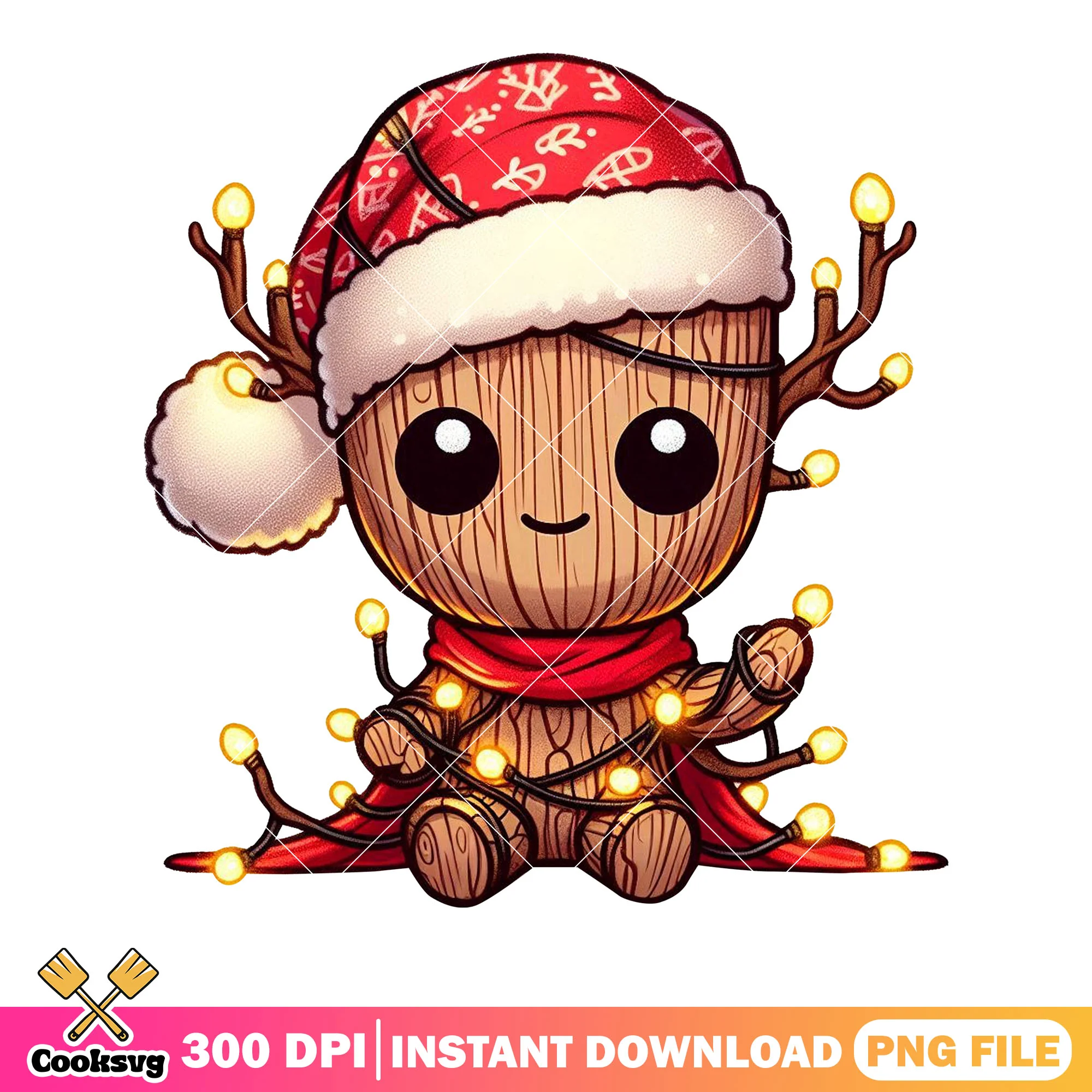 Noel design groot christmas png, guardian of the galaxy png, santa hat png