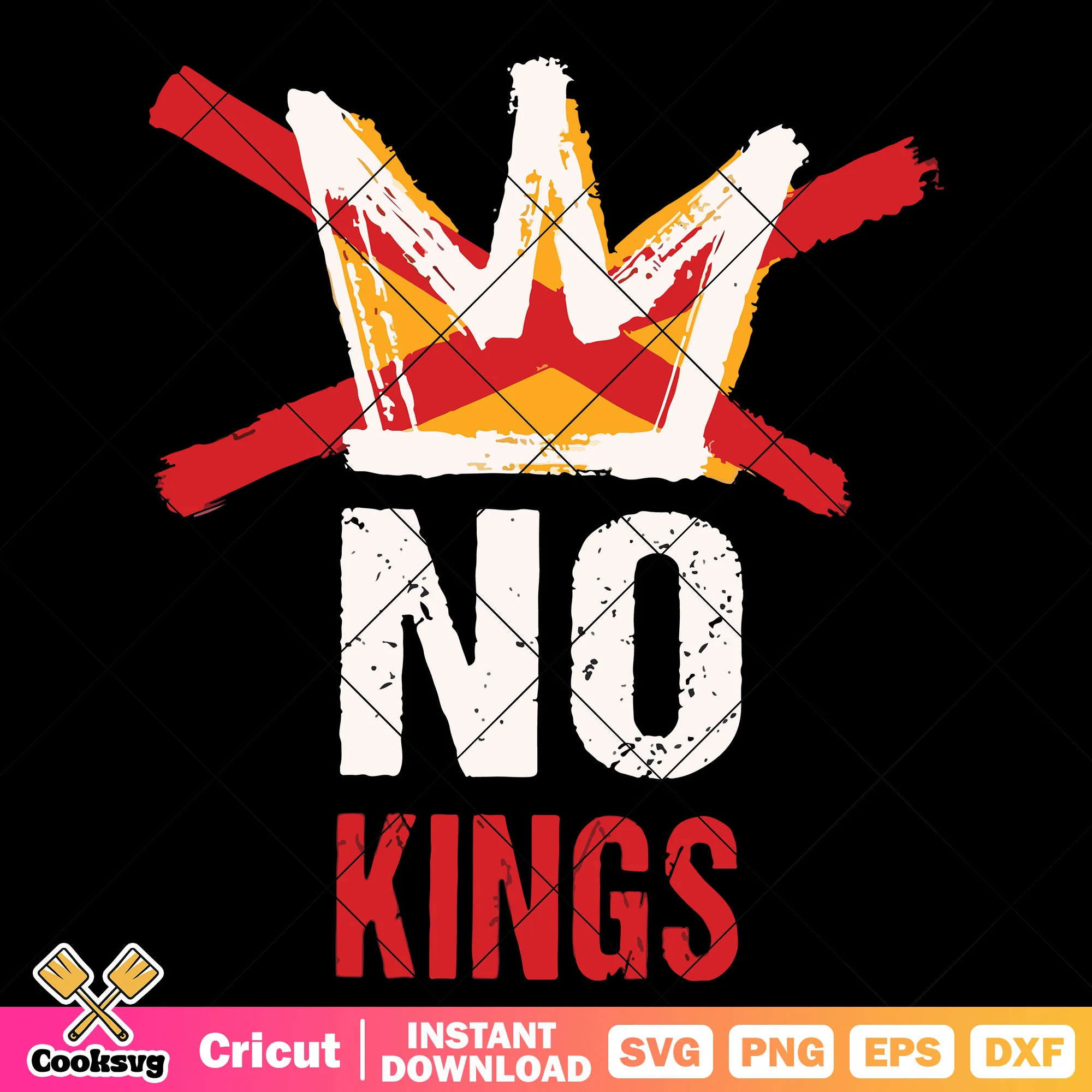 Nope no kings america design svg, no kings svg, trump no king svg