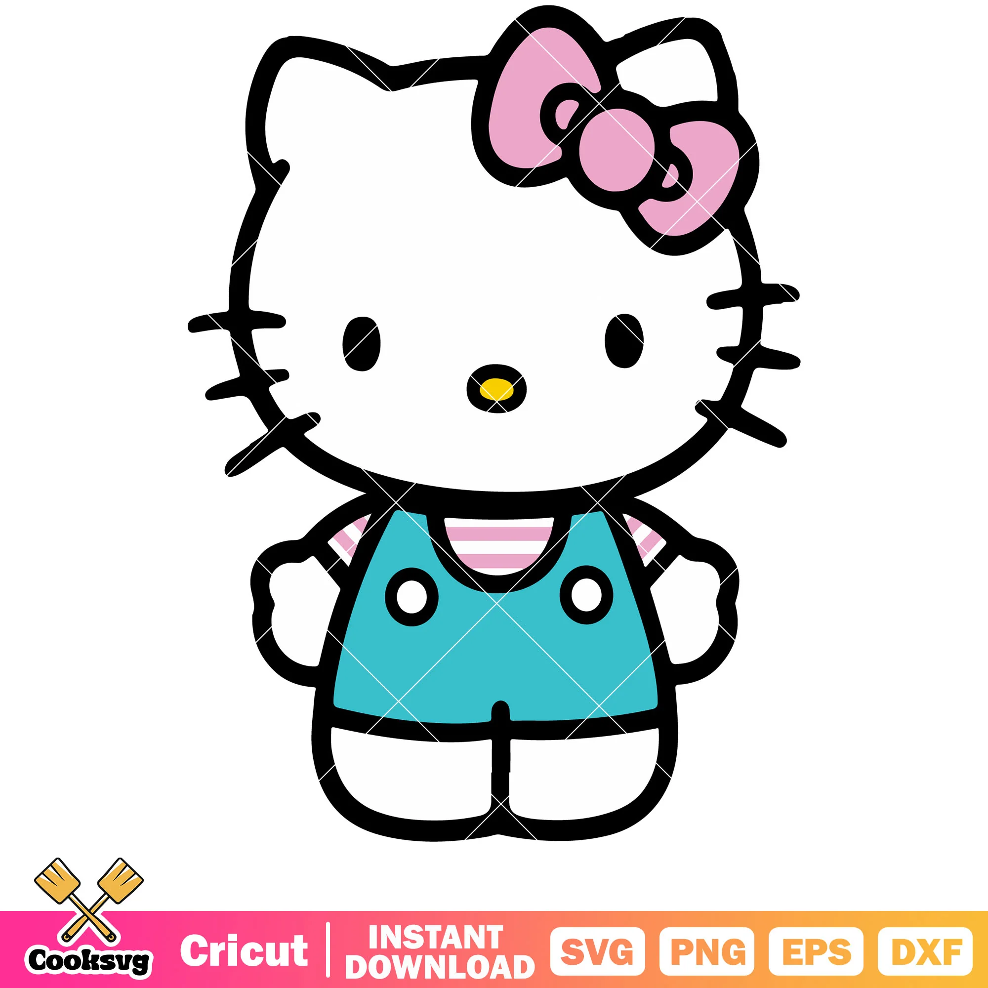 Nurse kitty sanrio svg, hello kitty svg, sanrio cartoons svg