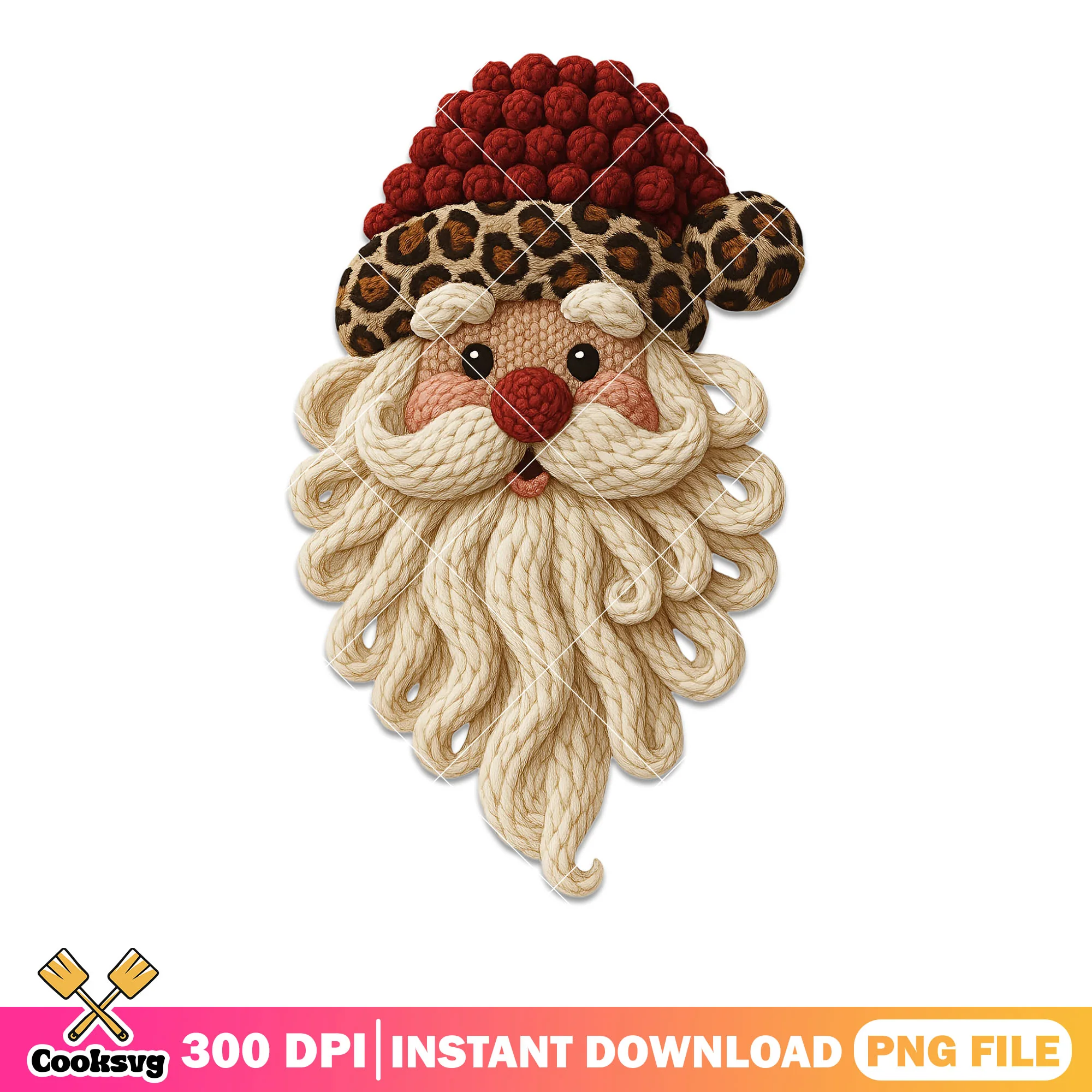 Oldman christmas beani png, merry christmas png, santa claus png