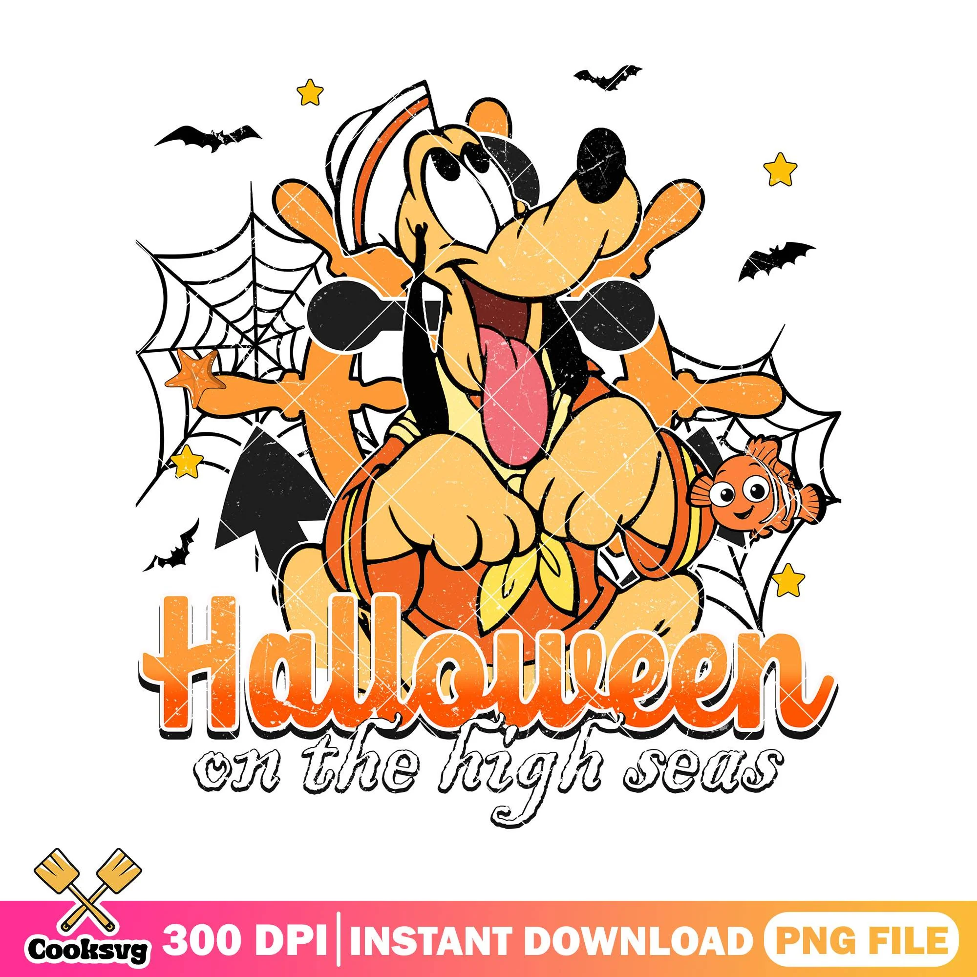 On high seas with pluto png, halloween spirit png, disney world png