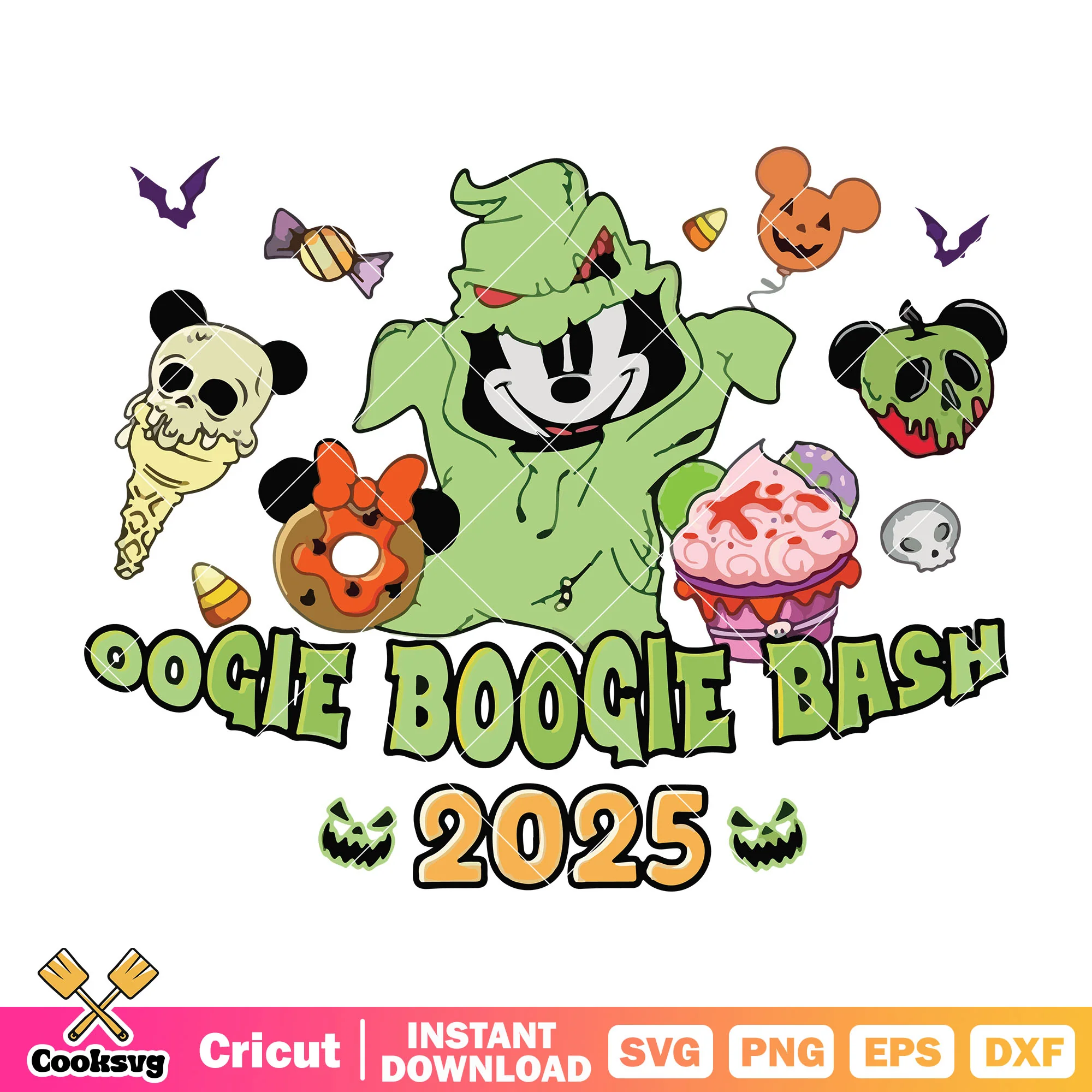 Oogie boogie mickey 2025 svg, oogie boogie bash svg, mickey boogie svg