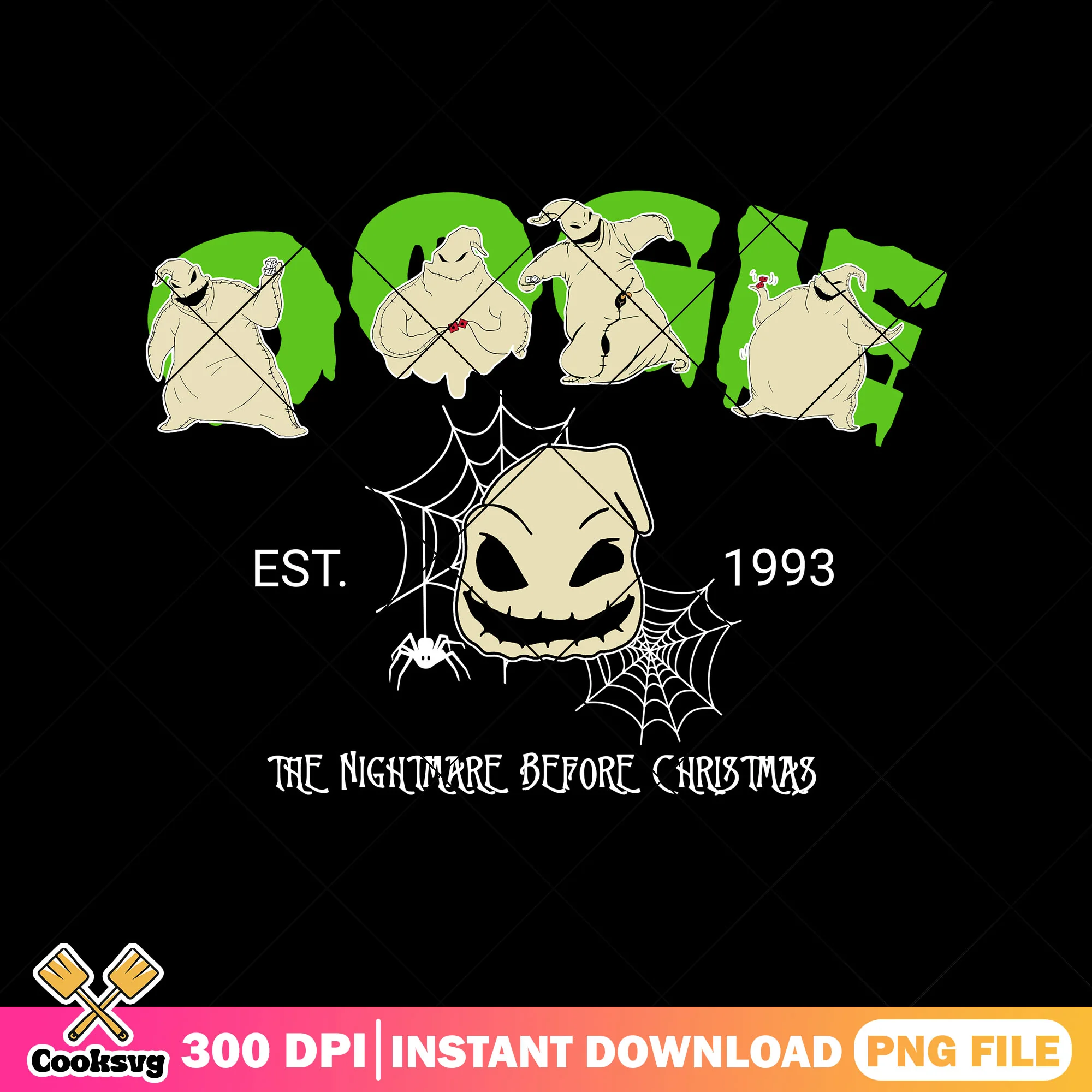 Oogie head est 1993 png, scary halloween png, oogie disney png