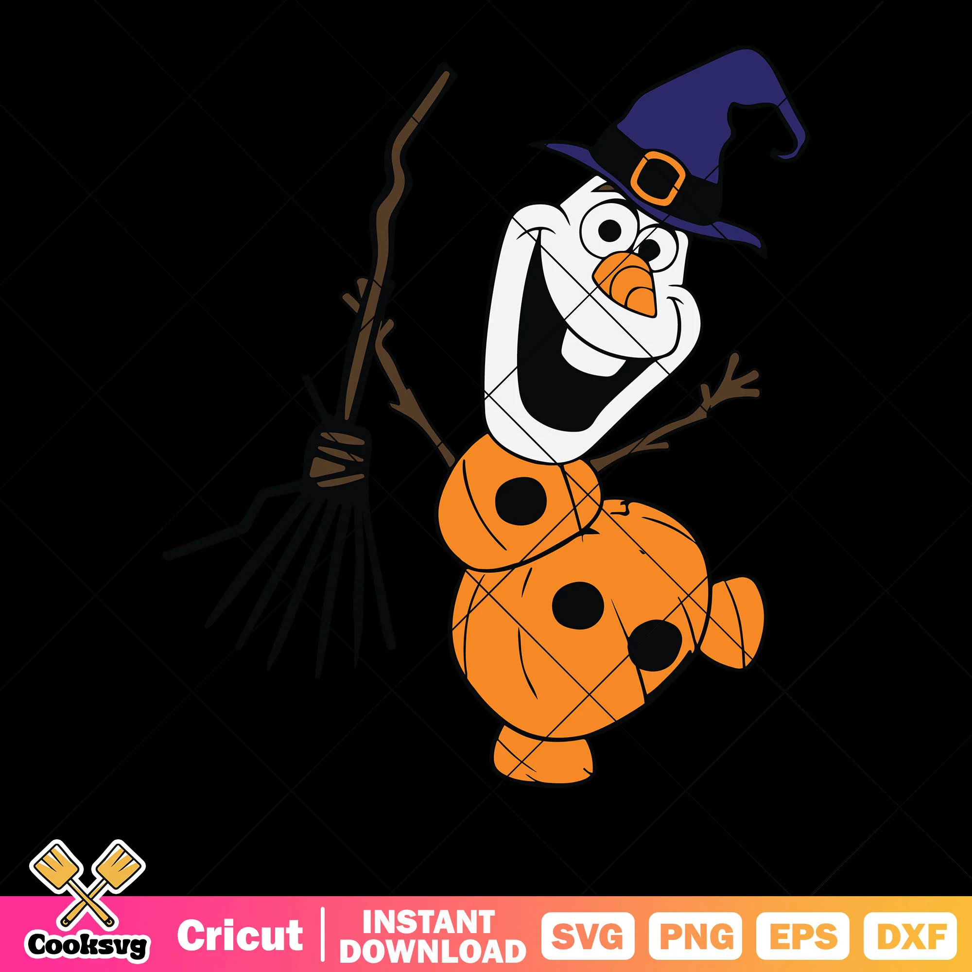 Orange olaf pumpkin svg, wiches costume svg, carrot nose svg