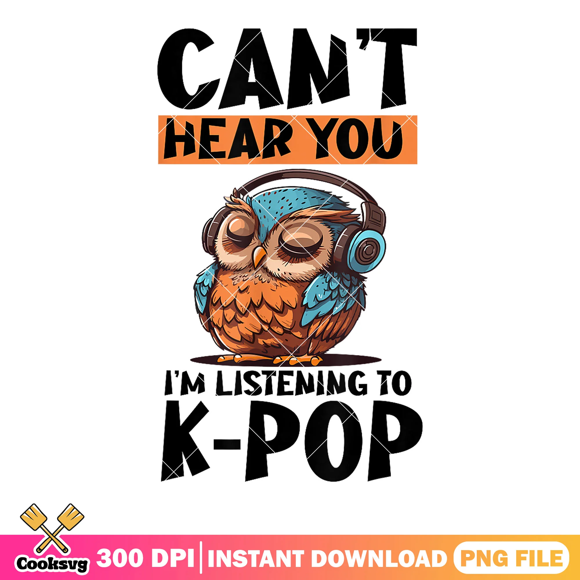 Owl cant hear you png, huntrix kpop png, kpop demon hunters png