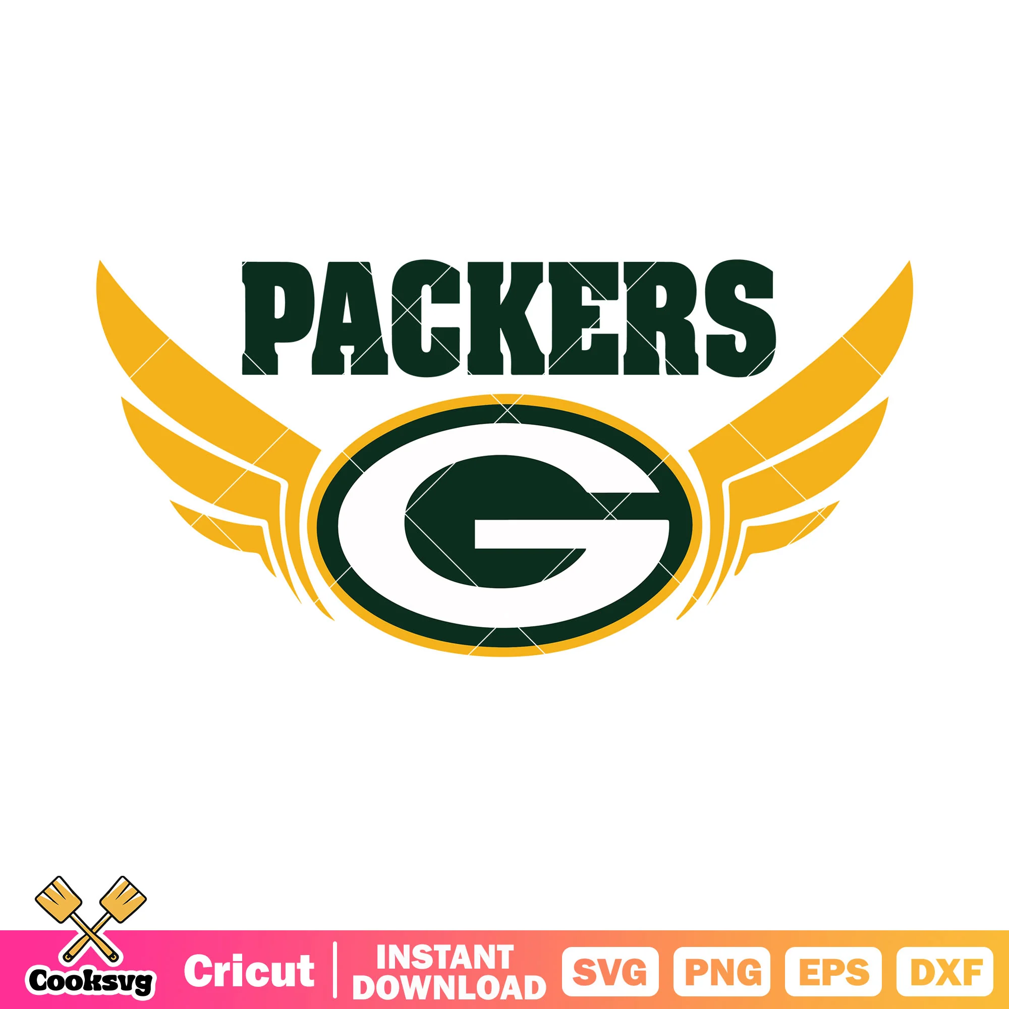 Packers g wild wing svg, Green Bay Packers svg, g packers svg