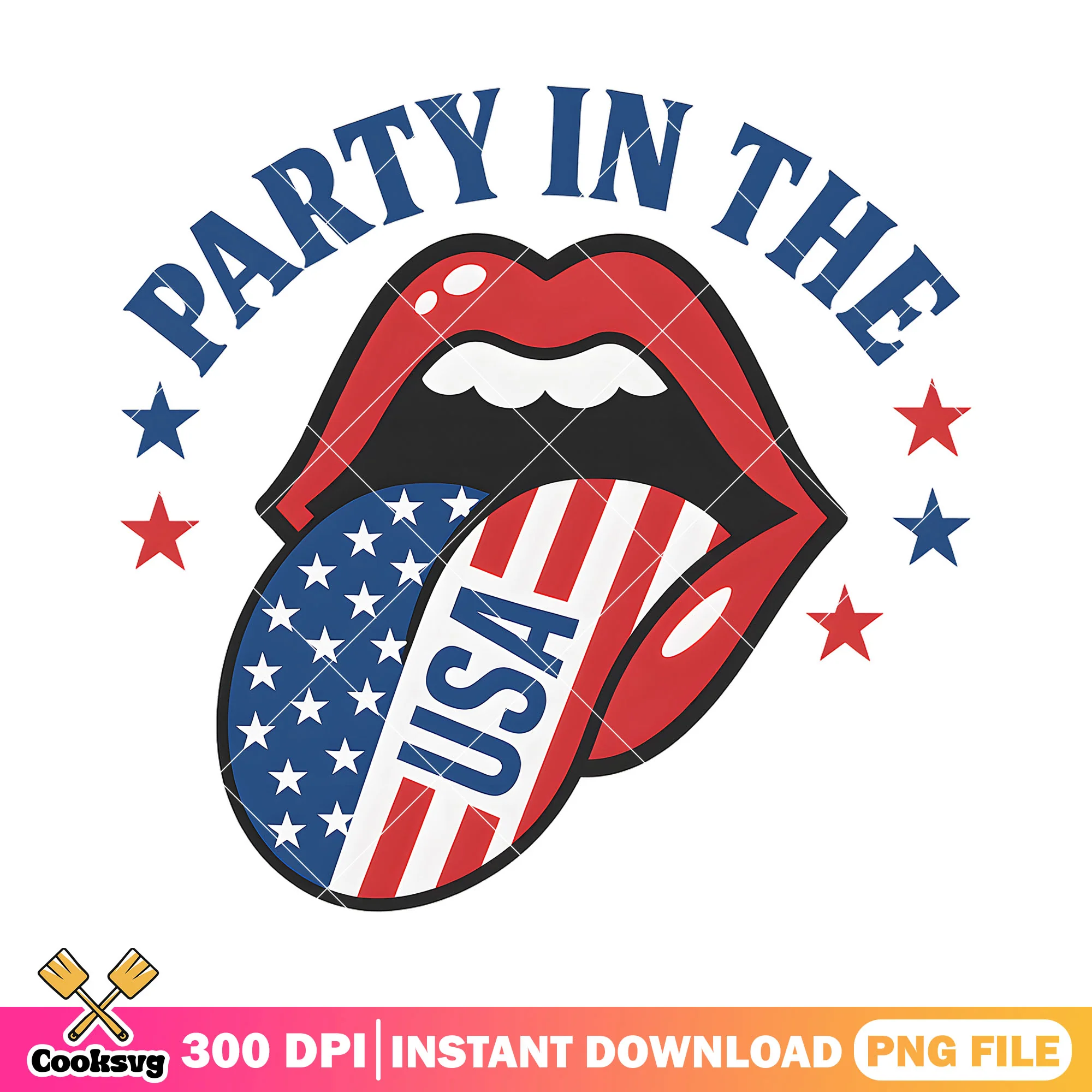 Party in the usa lips png, party in usa png, america usa png