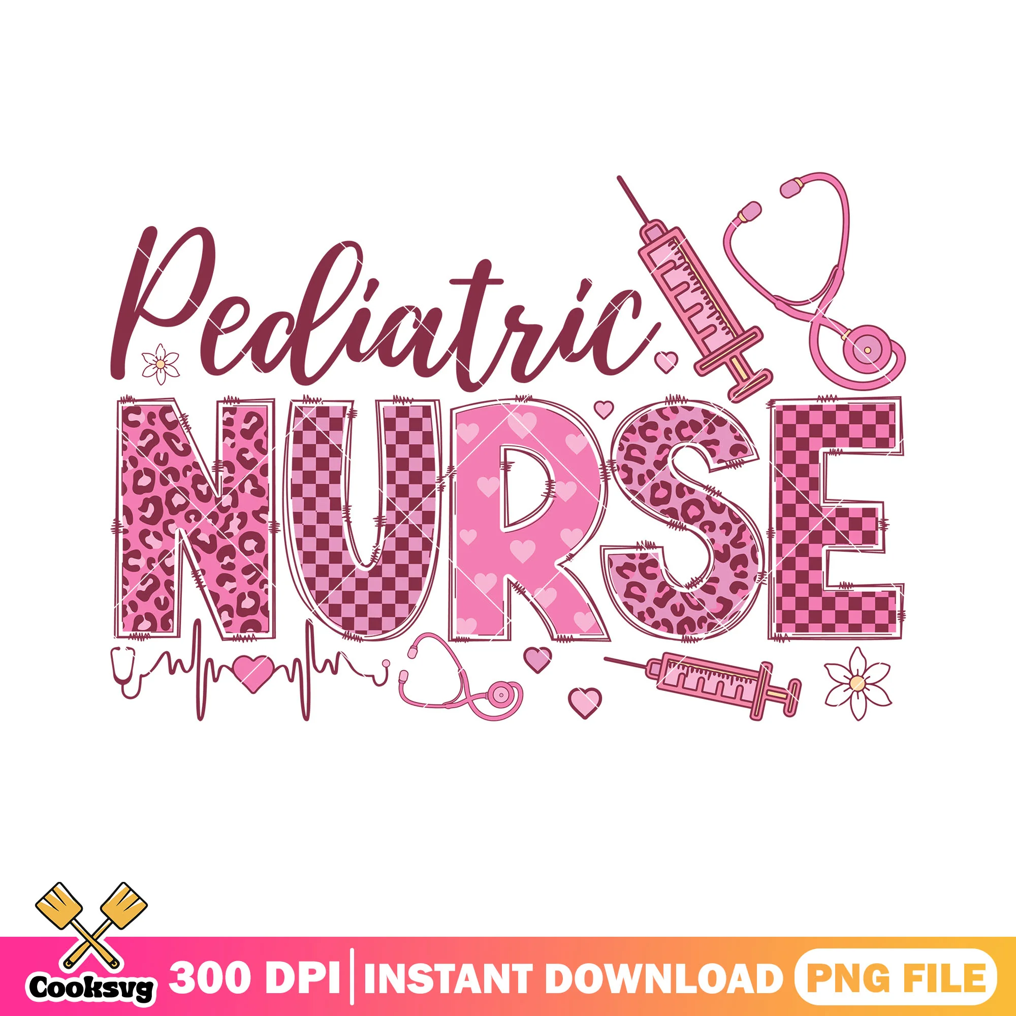 Pediatric nurse valentine png, valentine gifts png, valentine season png