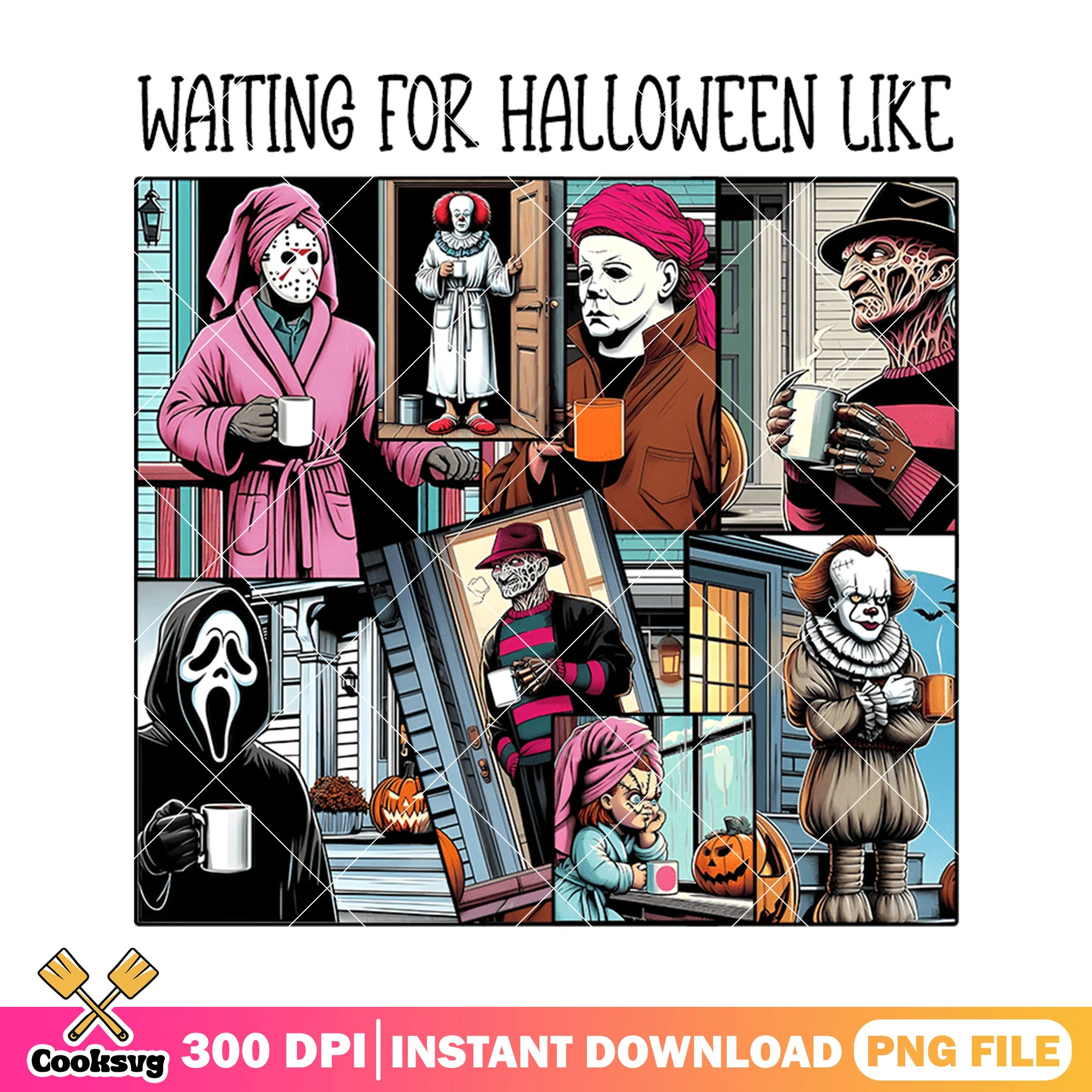 Pennywise custome image png, halloween der film png, horror body png