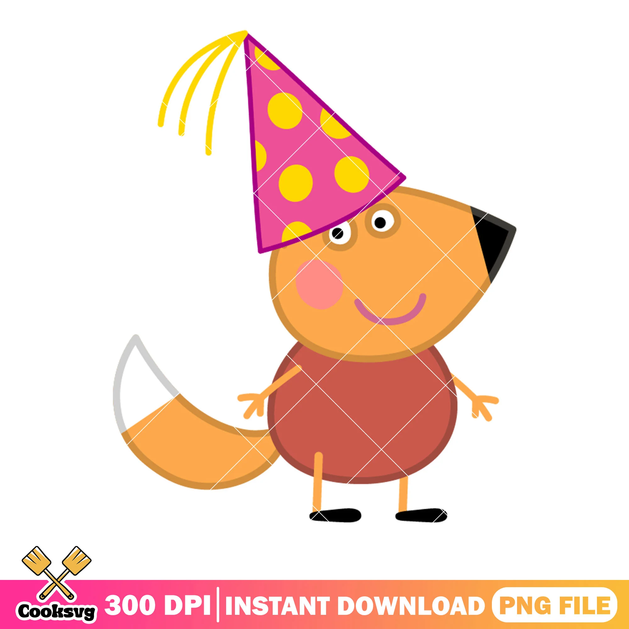 Peppa Pig character png, Ricky Racoon png, cartoon for kid png