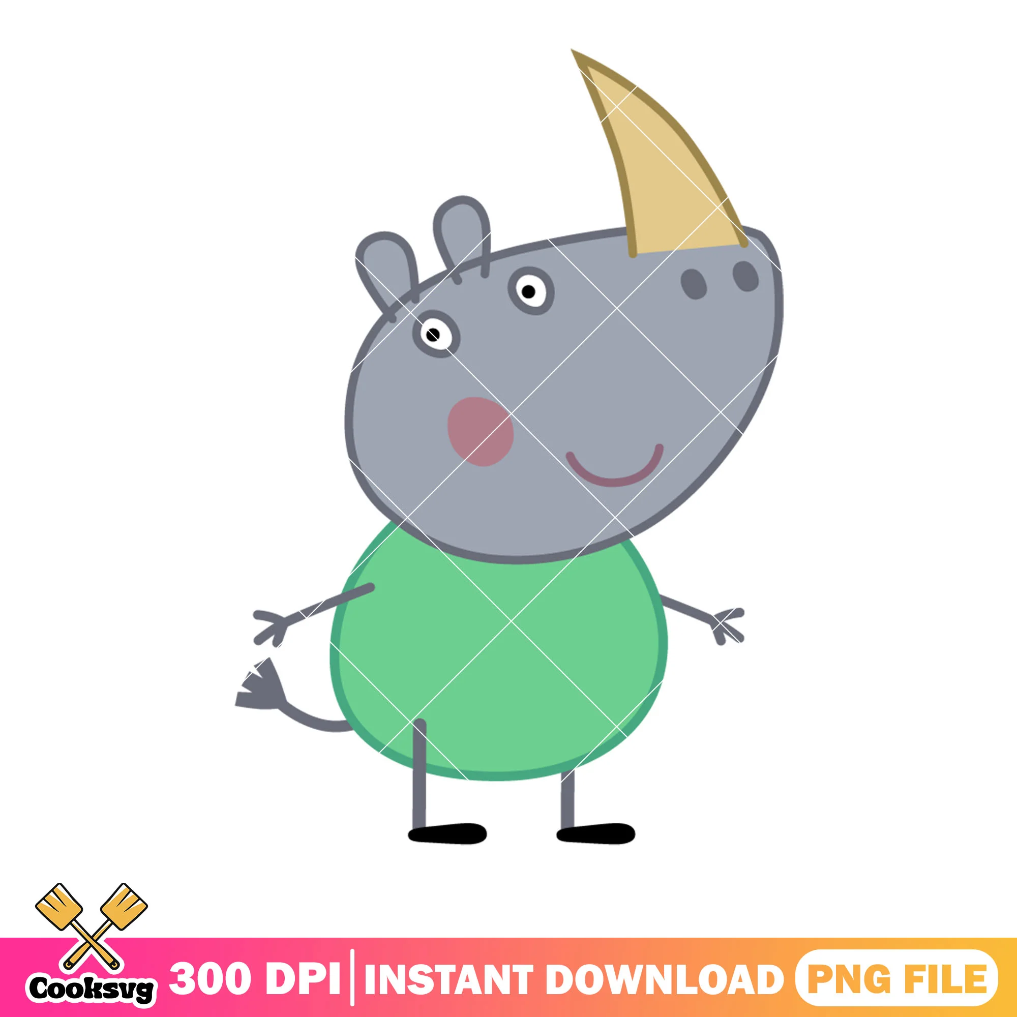 Peppa pig show png, show for kids png, Rhashid Rhino png