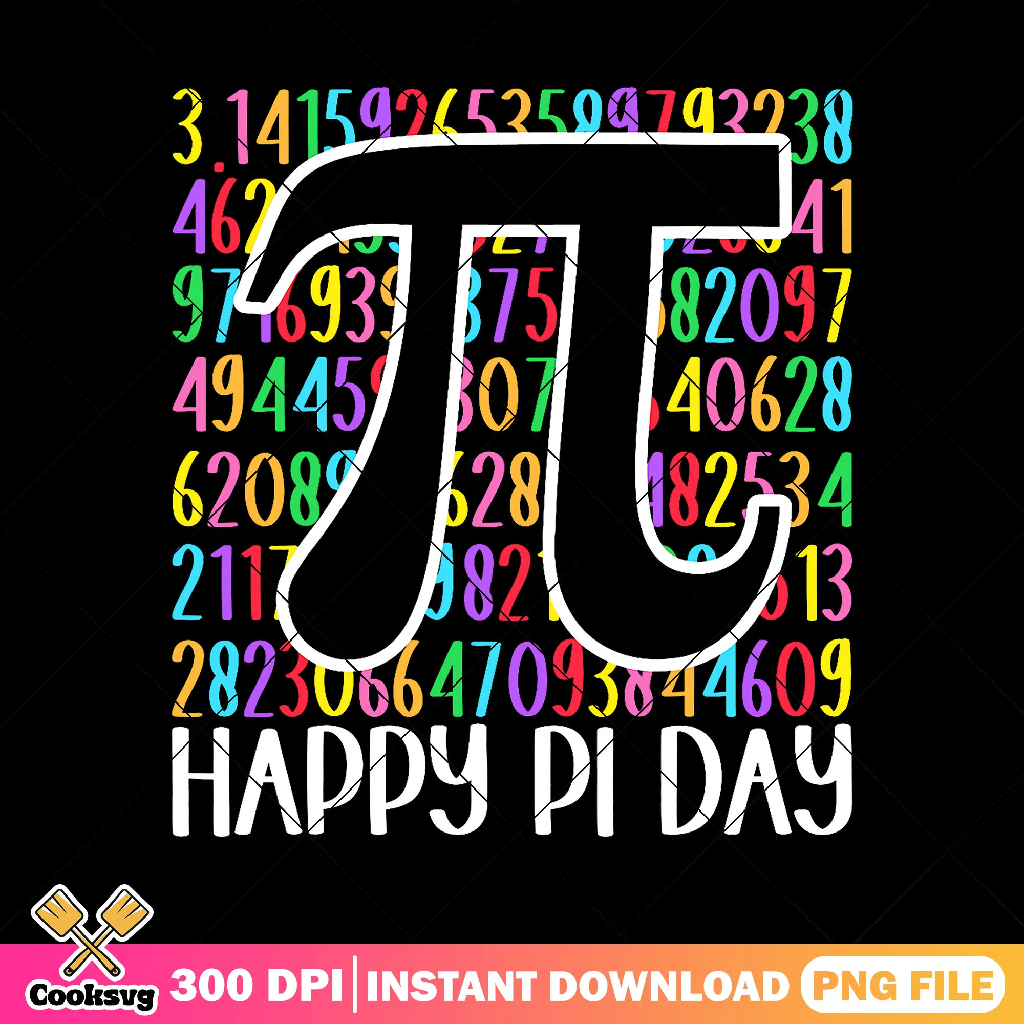 Pi happy day file png, black number png, go back to school png