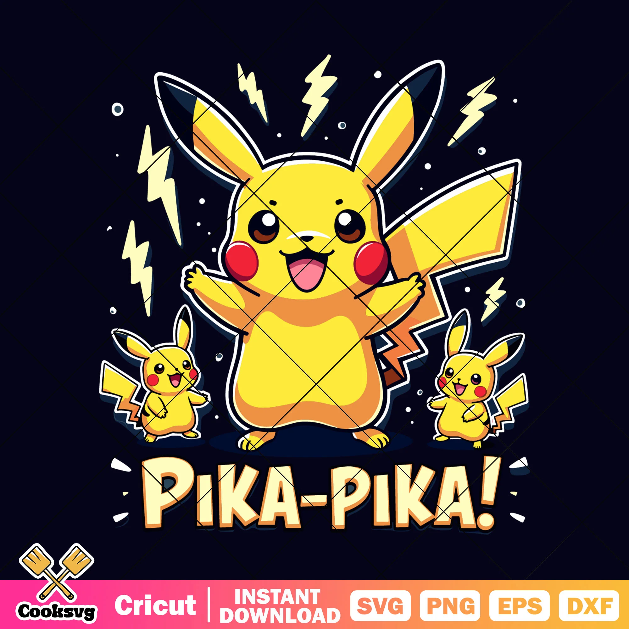 Pika pika pikachu pokemon svg, pokemon pikachu svg, pikachu svg