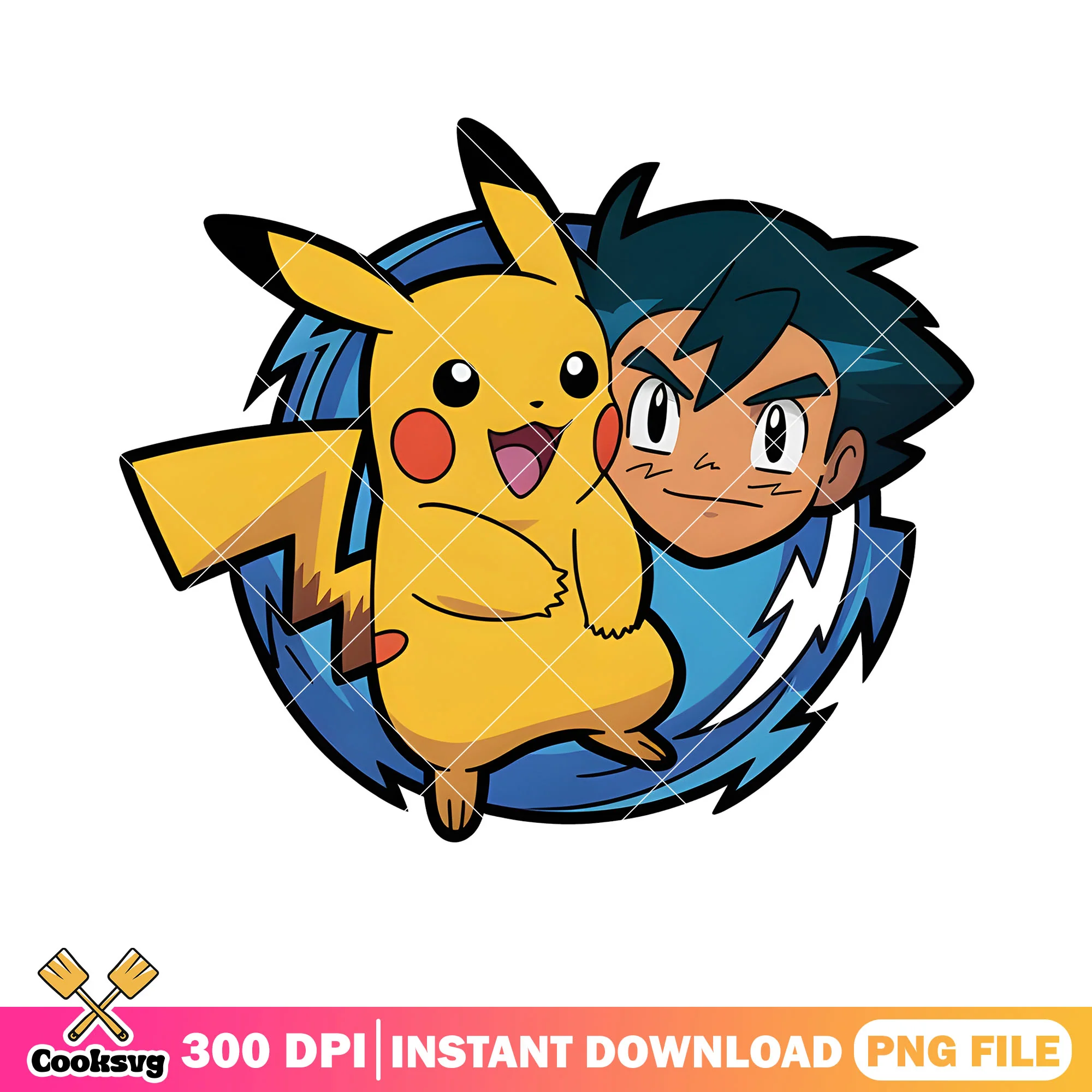 Pikachu and trainer ash png, pokemon poster png, pokemon ash ketchum png