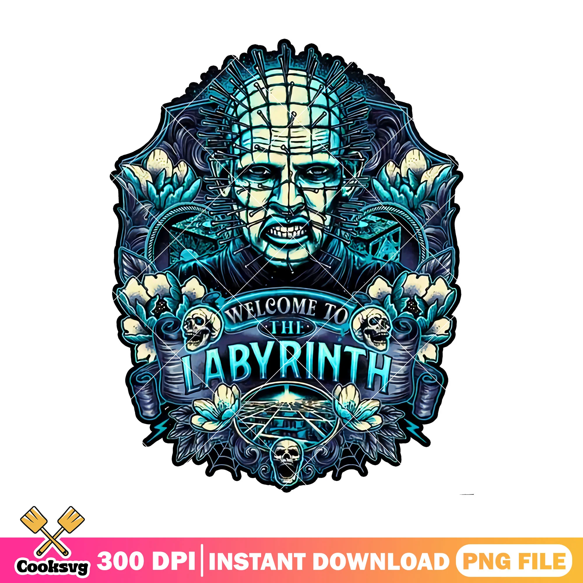 Pinhead welcome to the labyrinth png, scary villains png