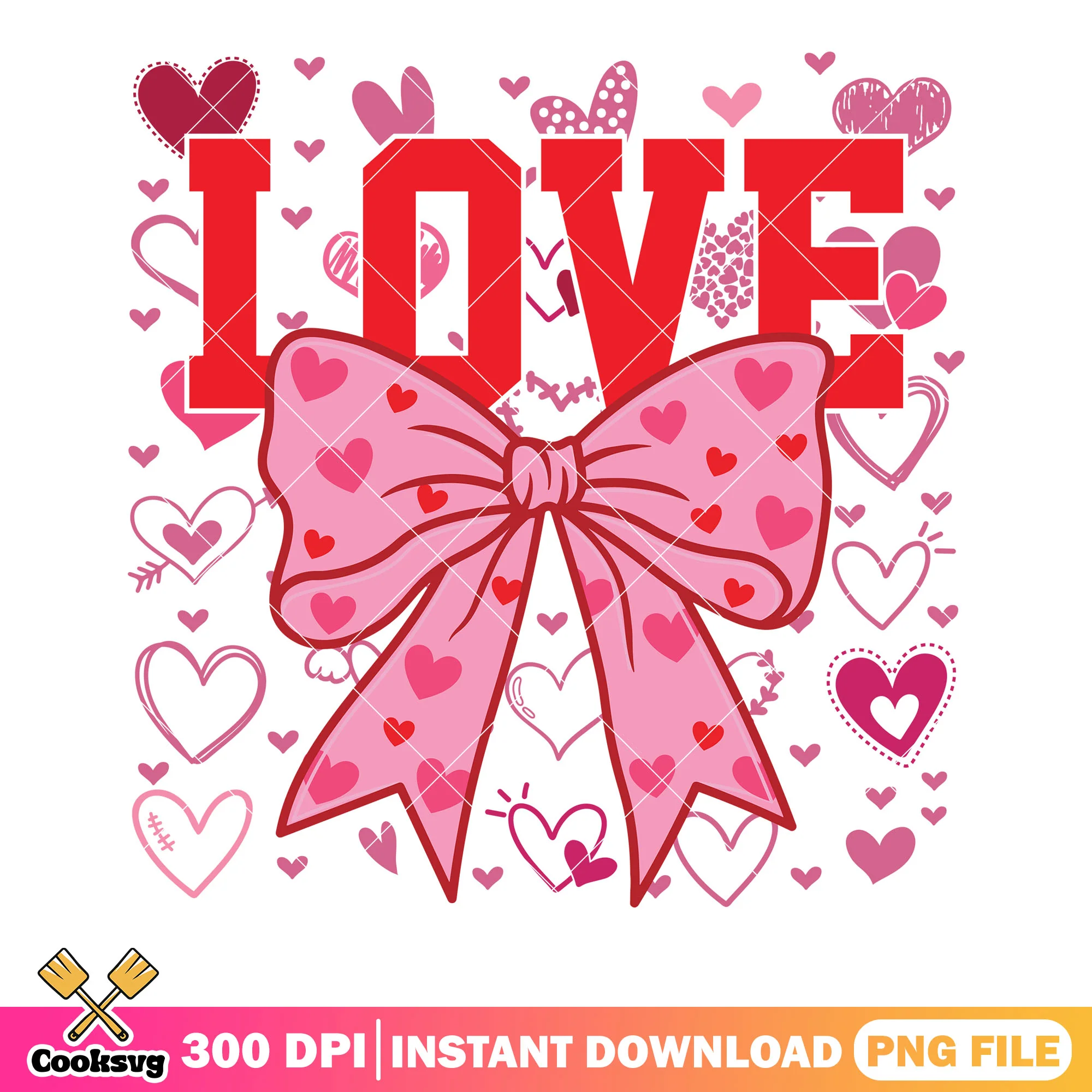 Pink bow coquette poster png, valentine bow png, valentine gifts png