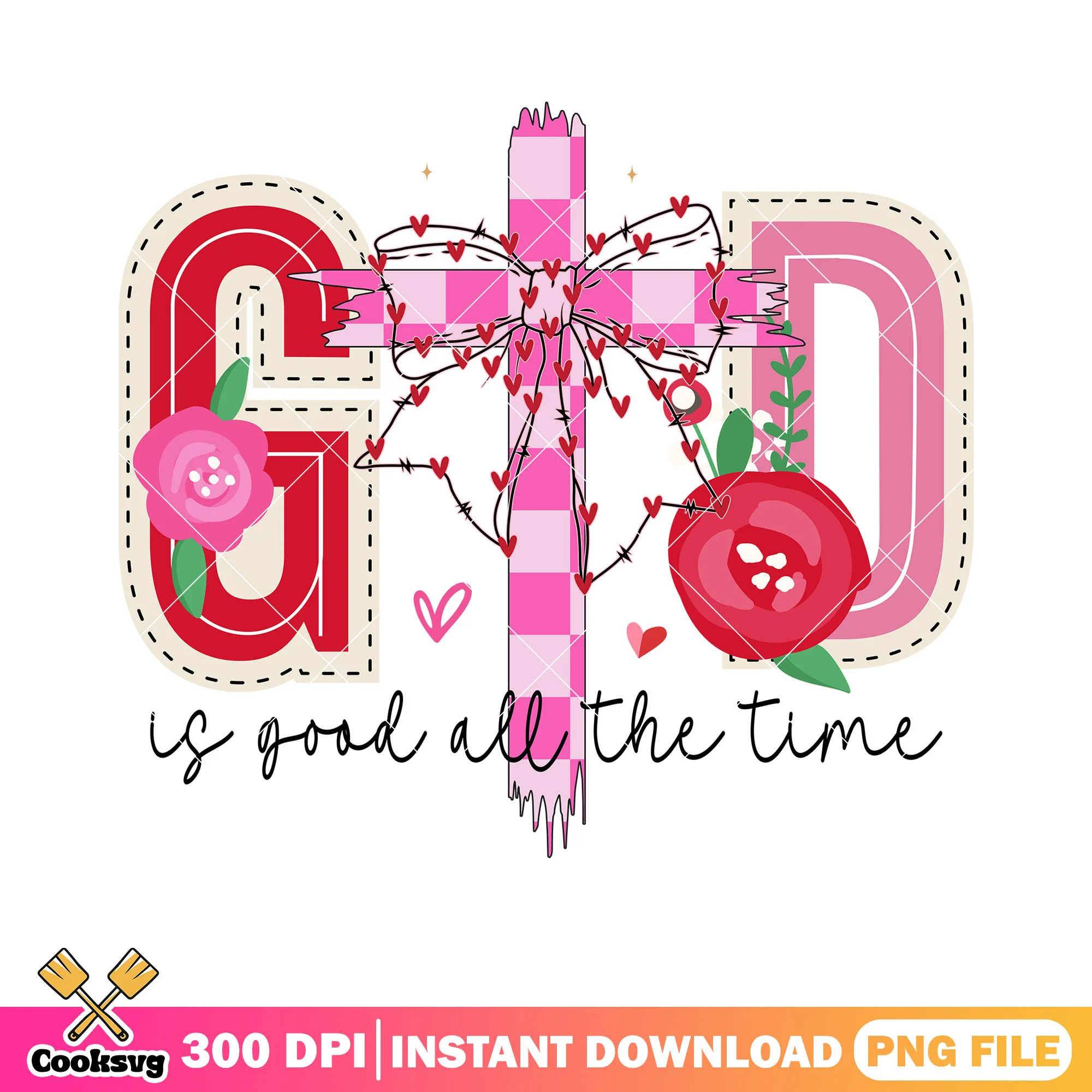 Pink jesus valentine good png, happy valentine day png, love vibes png