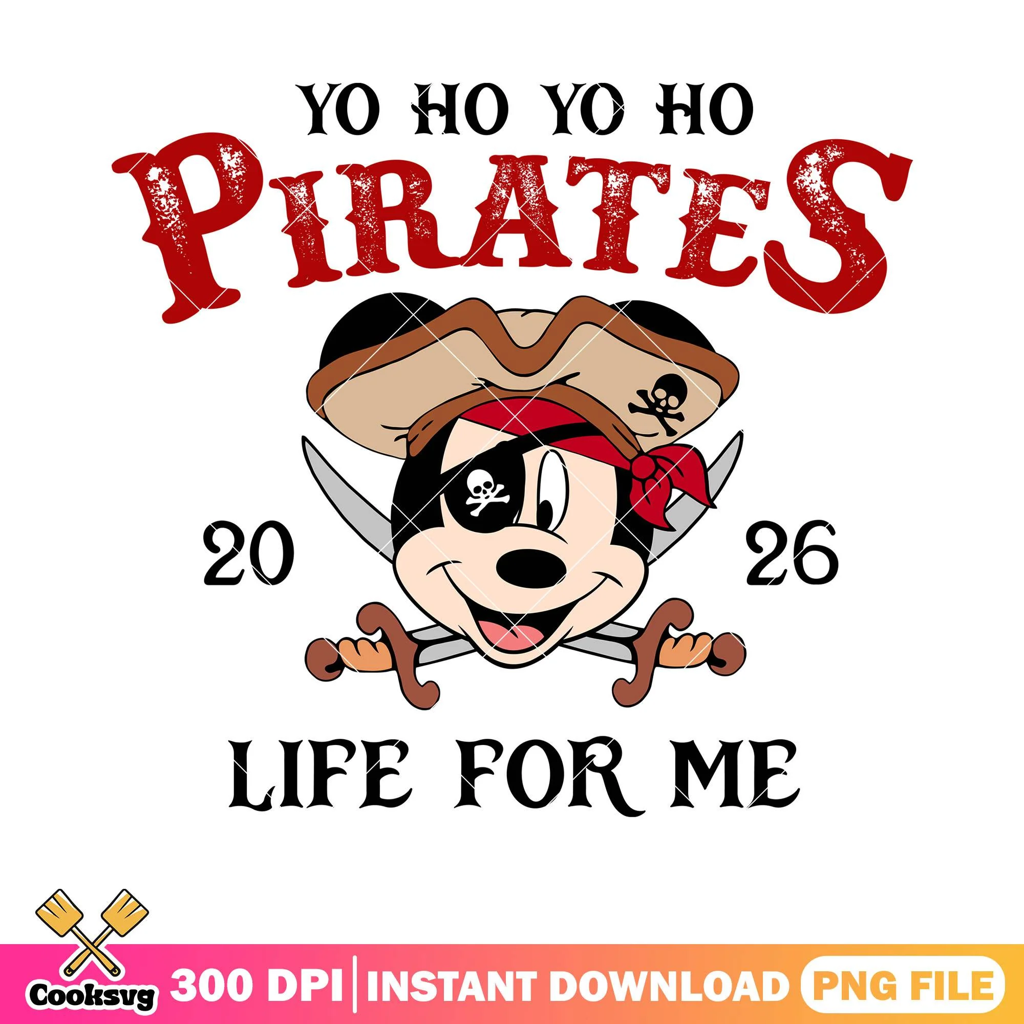 Pirates life for me mickey png, disney trip png, mickey mouse png