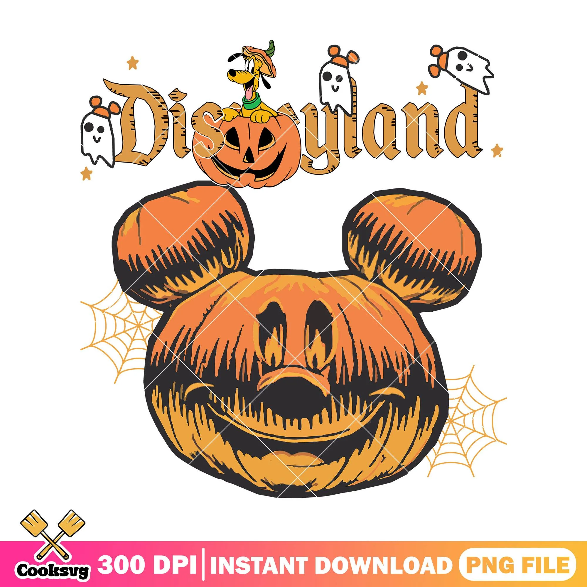 Pluto pumpkin in disneyland png, halloween pumpkin png, pluto art png