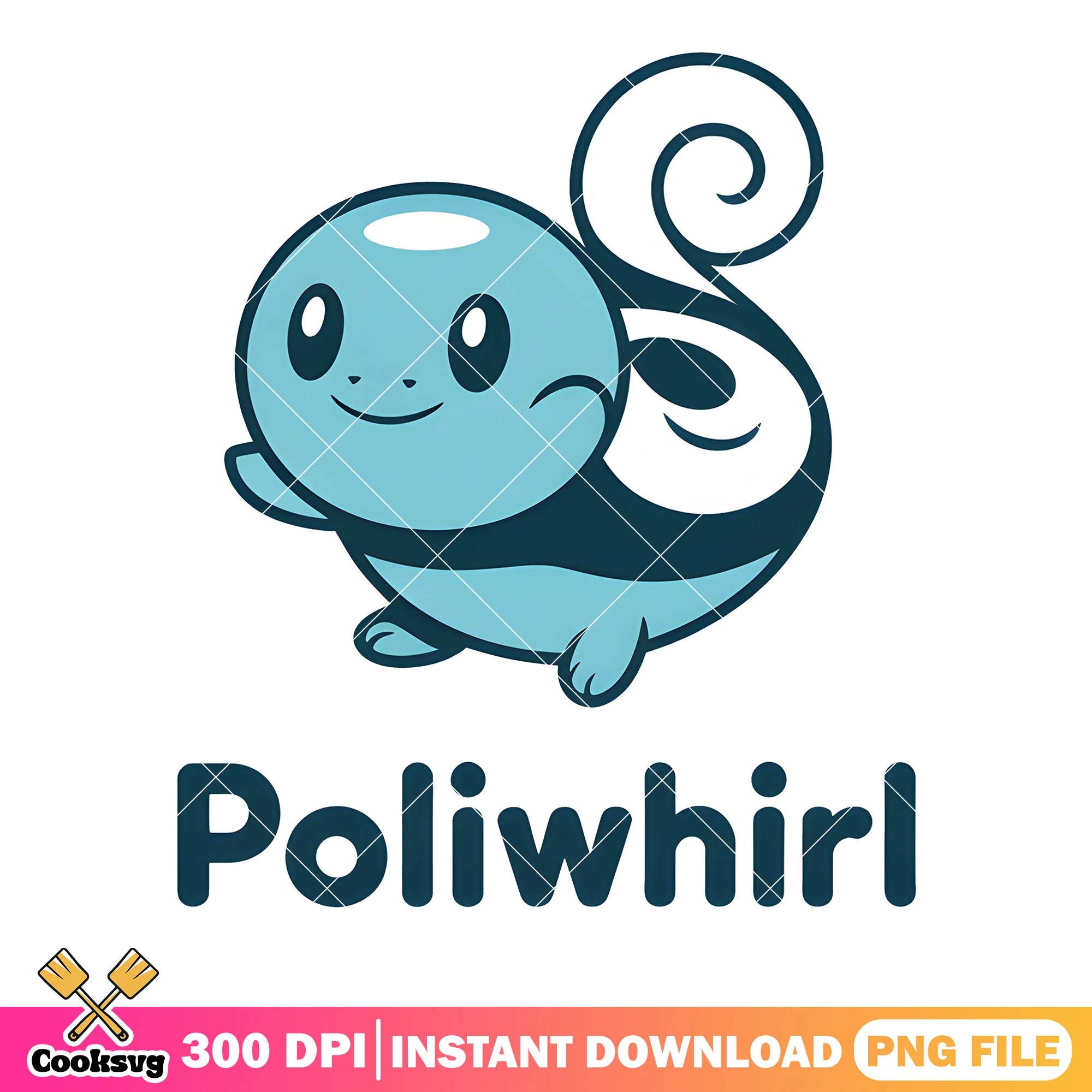 Poliwhirl poster pokemon png, pokemon gifts png, pokemon poliwhirl png