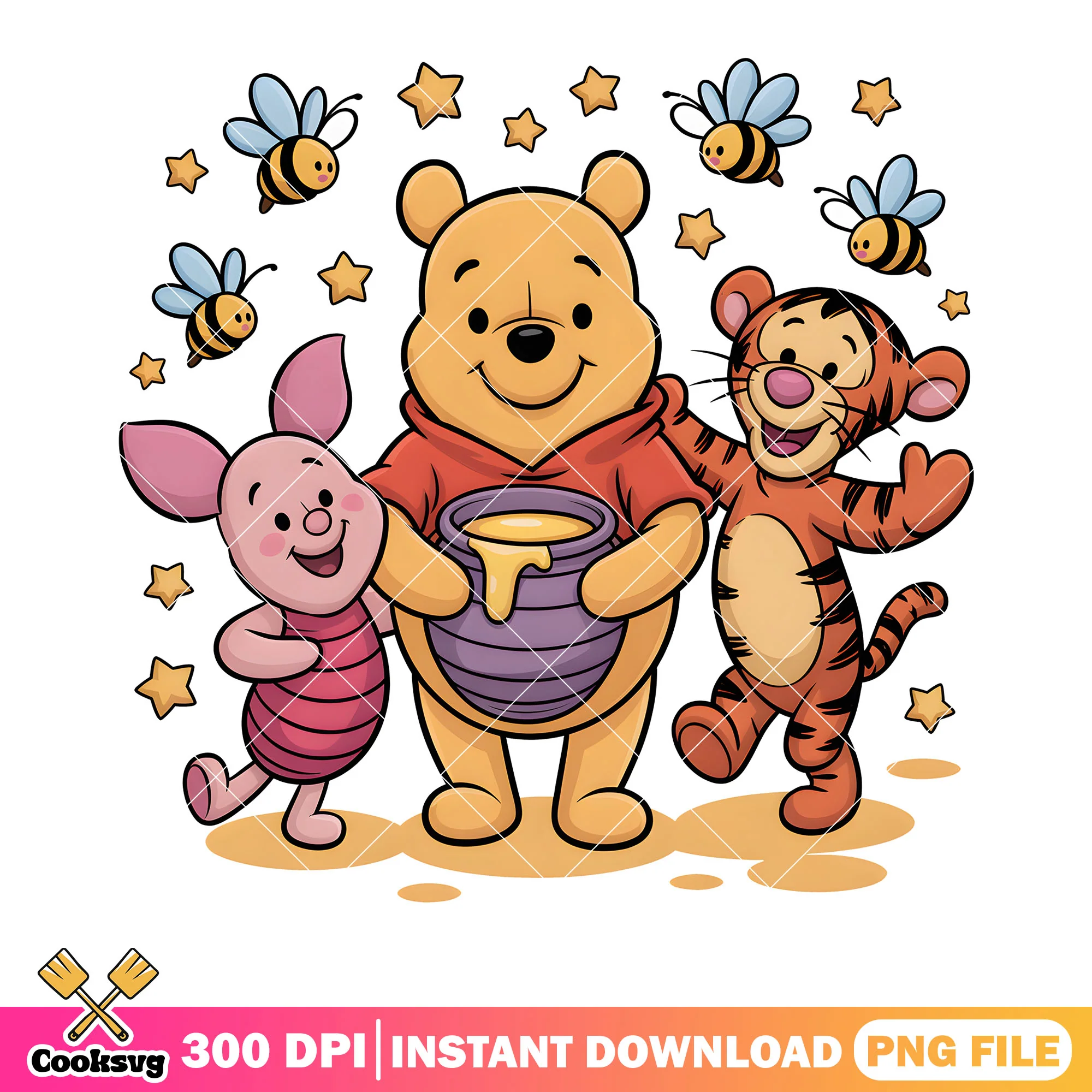 Pooh friends honey pot png, winnie the pooh tiger png, disney tiger png