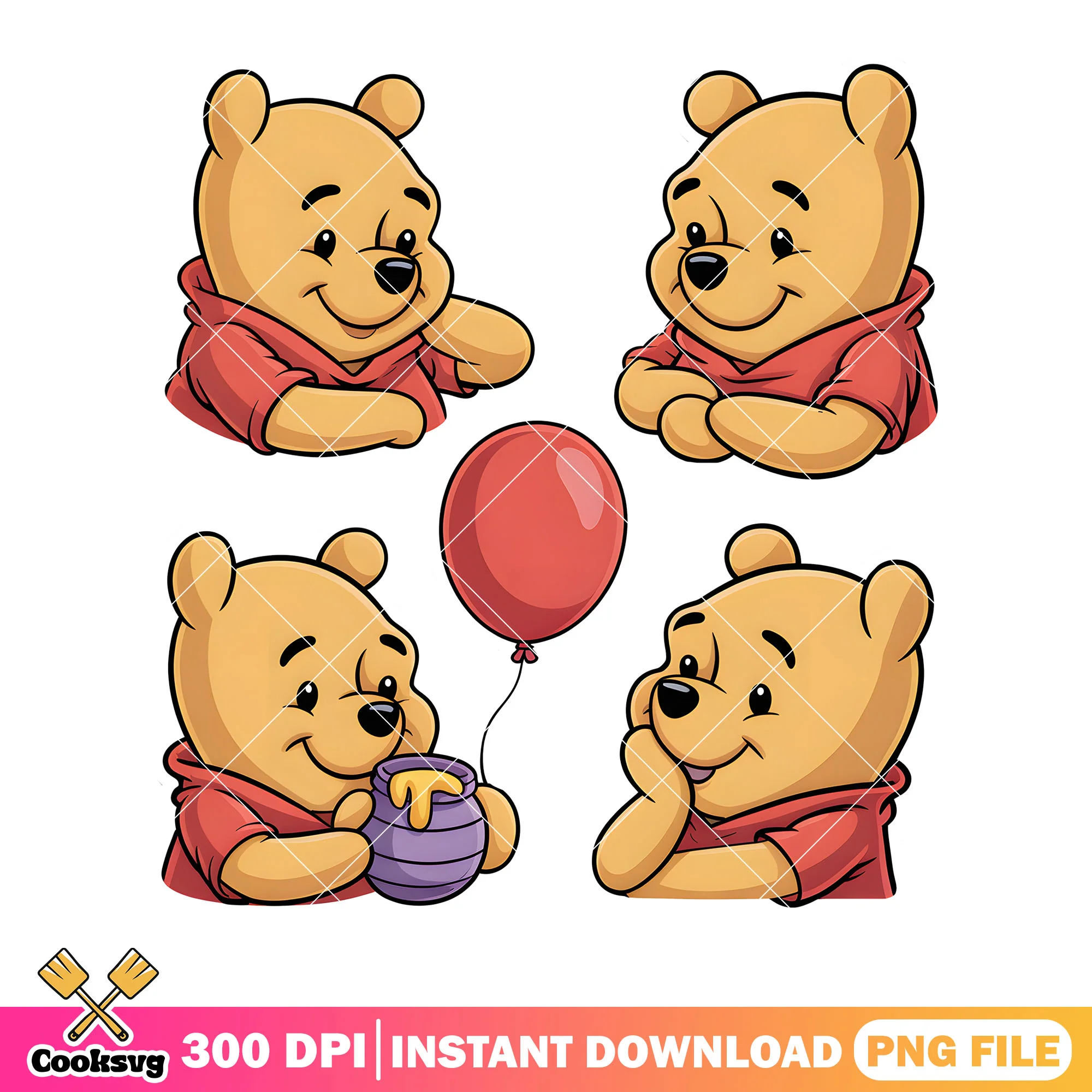 Pooh little tiny honey png, disney vibes png, pooh poster png