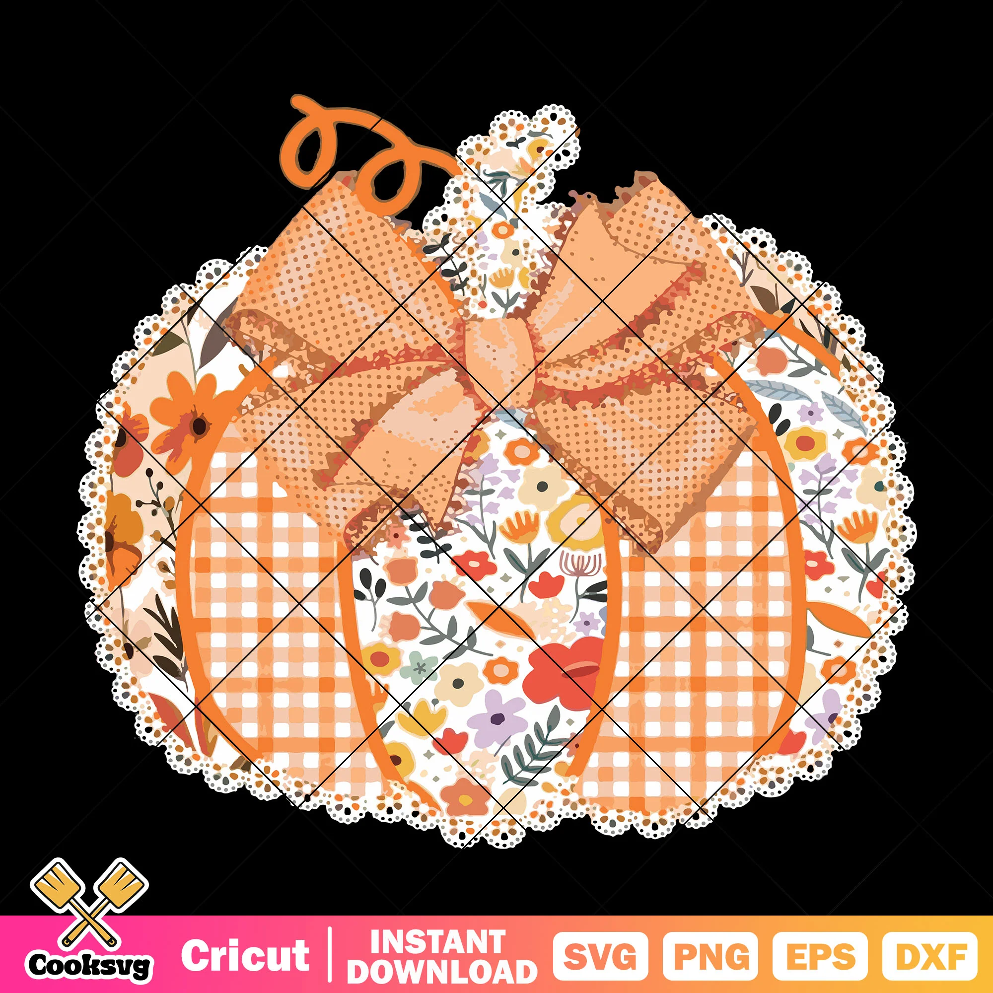 Pumpkin dicky bow fall svg, pumpkin bow svg, bow halloween svg