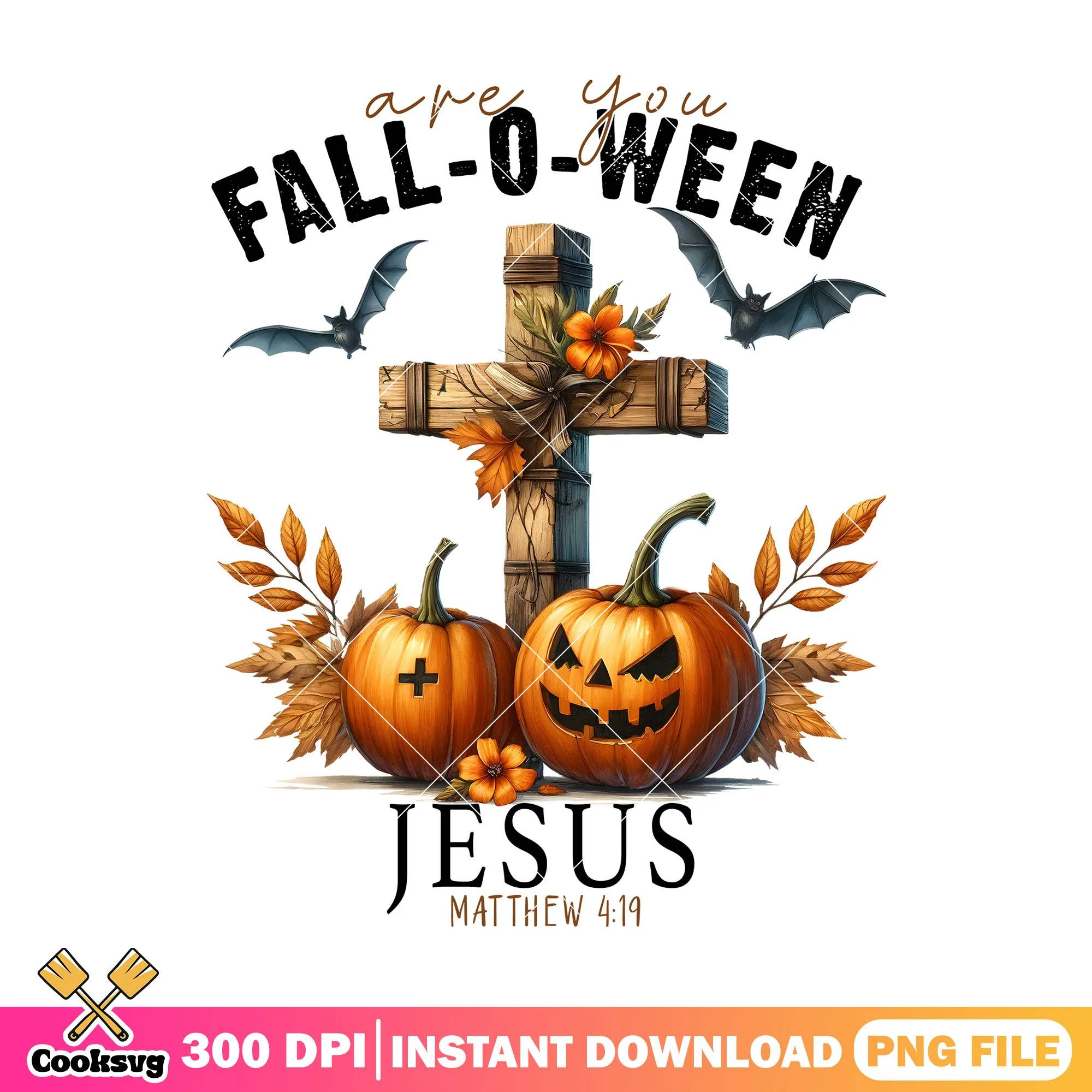 Pumpkins cross bats autumn png, halloween decor png, halloween png