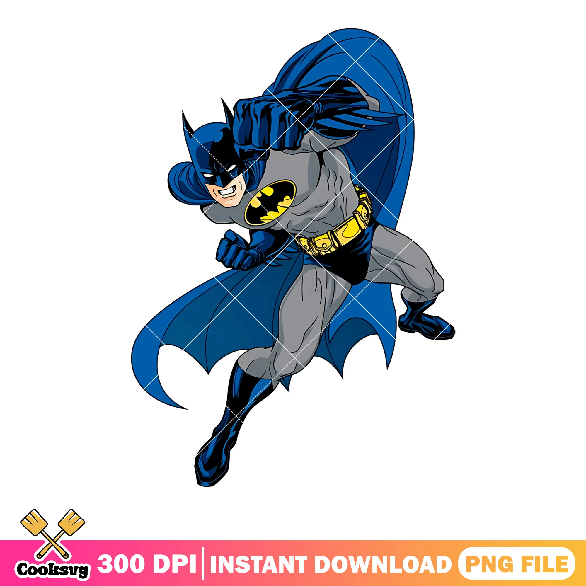 Punch of bat man png, blue cloak png, dc comics halloween png