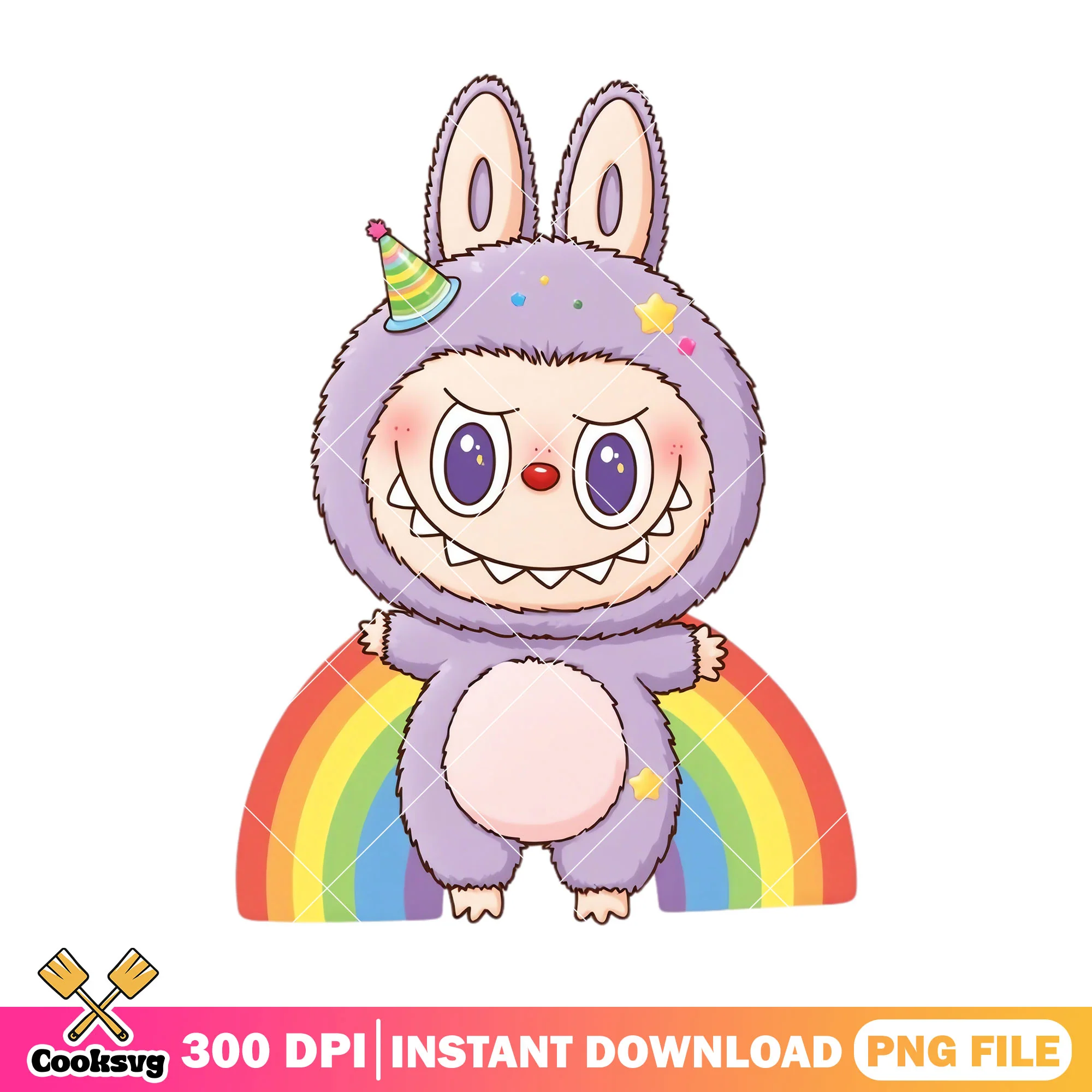 Purple labubu monster png, labubu near me png, labubu standing png