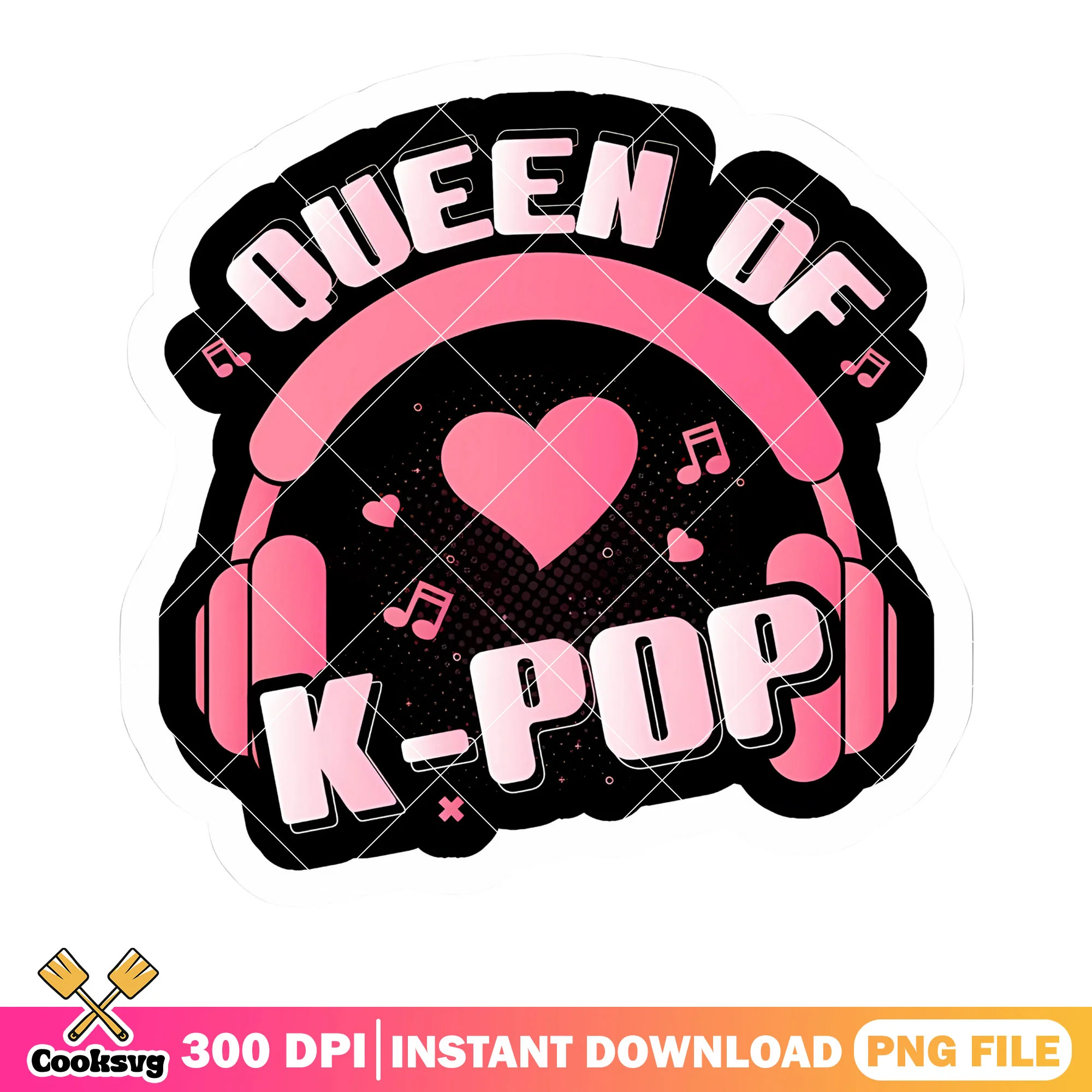 Queen of kpop anime png, poster queen kpop png, kpop poster anime png