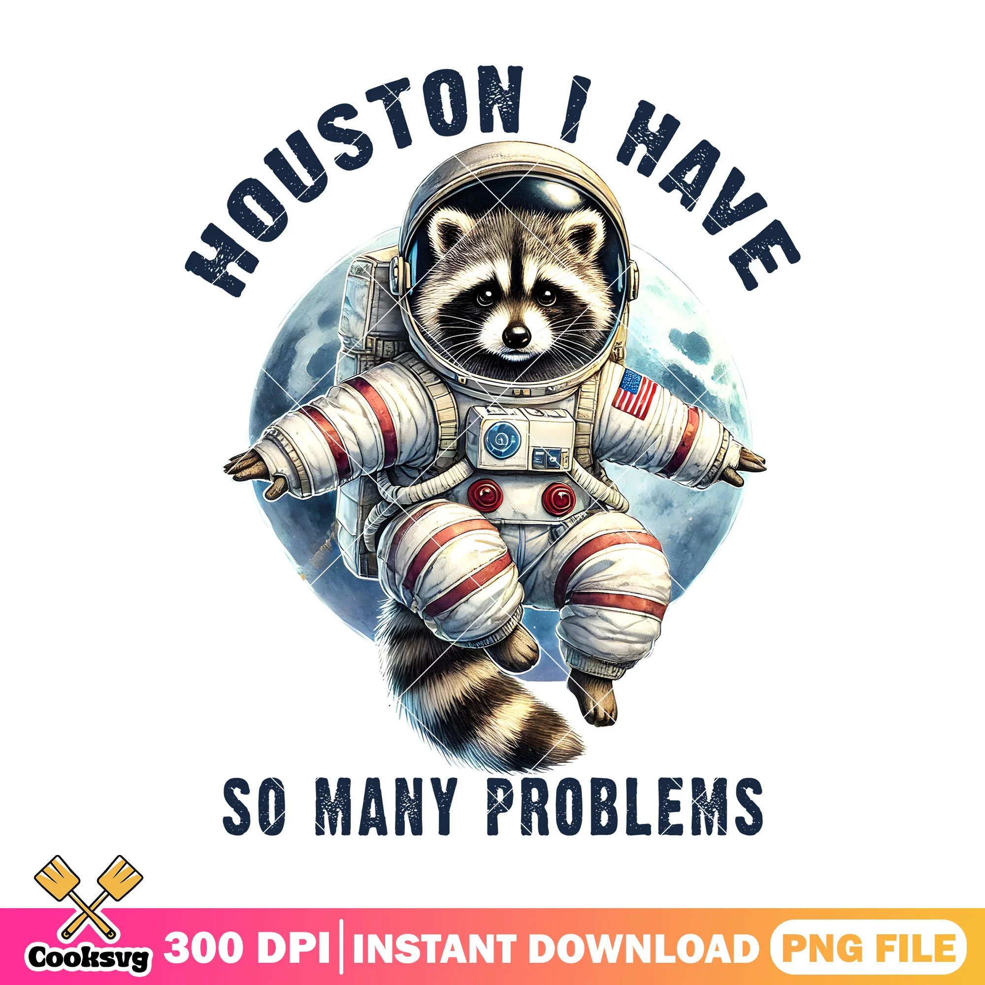 Raccoon moon space custome png, halloween custome png, halloween png
