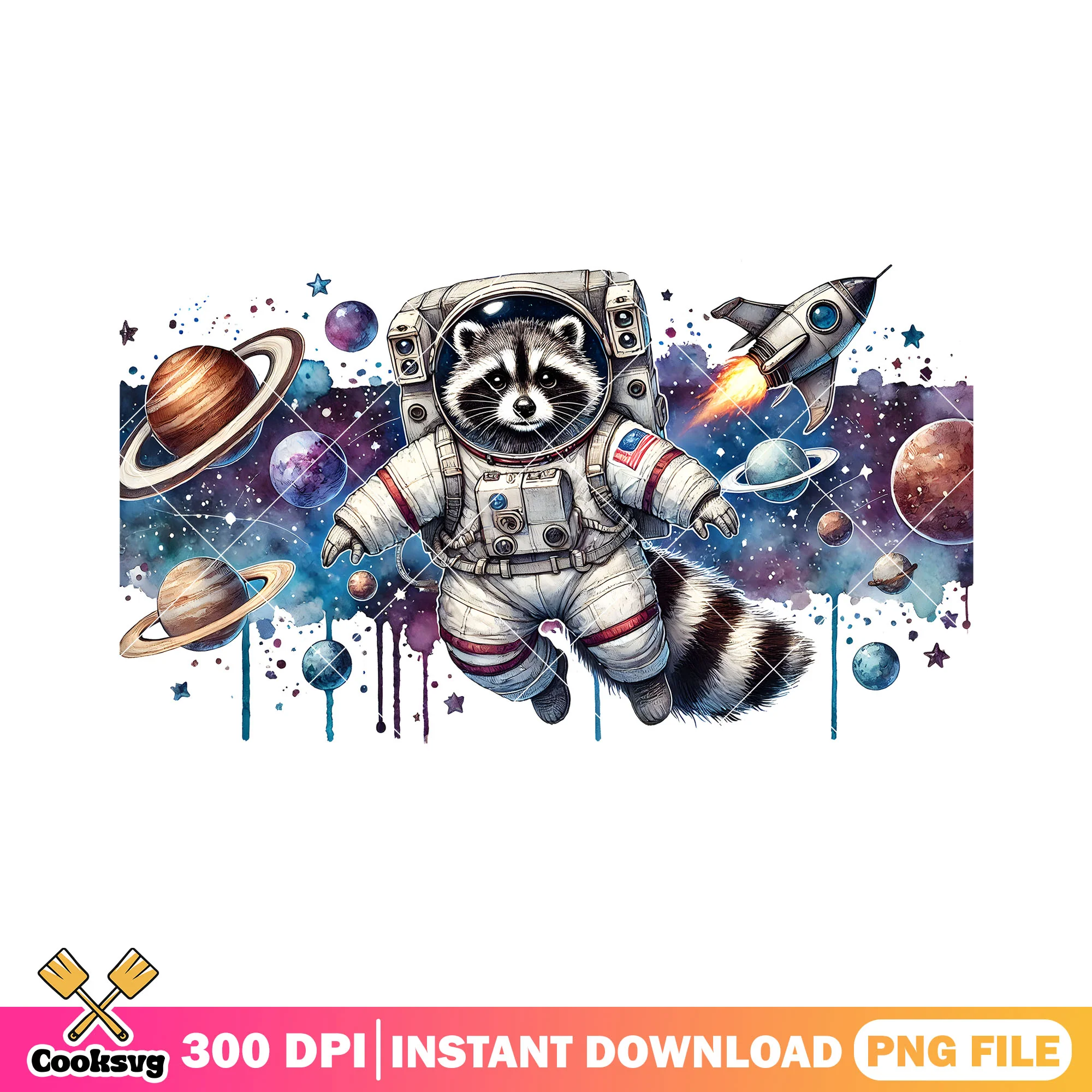 Raccoon moon space design png, halloween custome png, halloween png