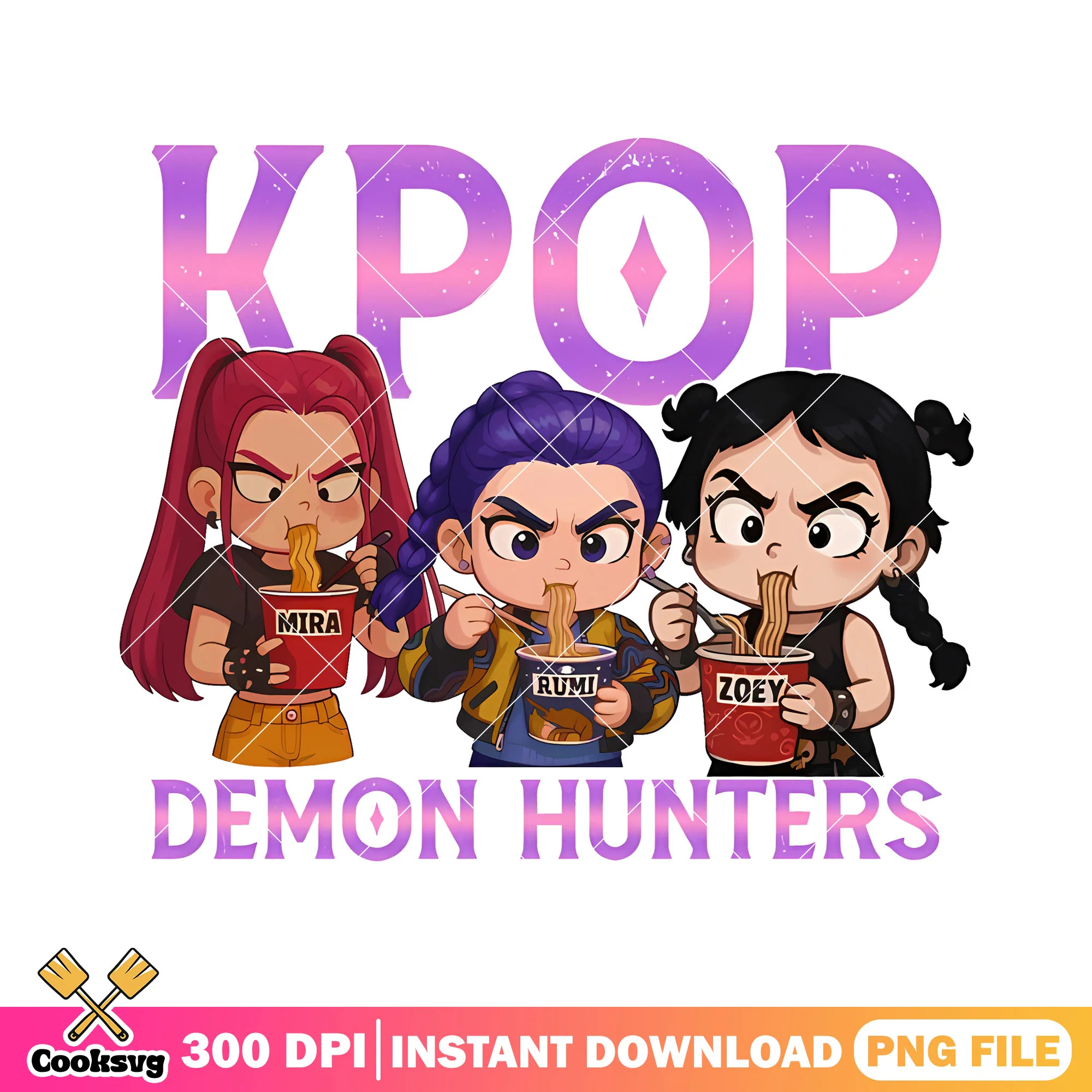 Rameyon girl design png, huntrix rameyon png, huntrix kpop png