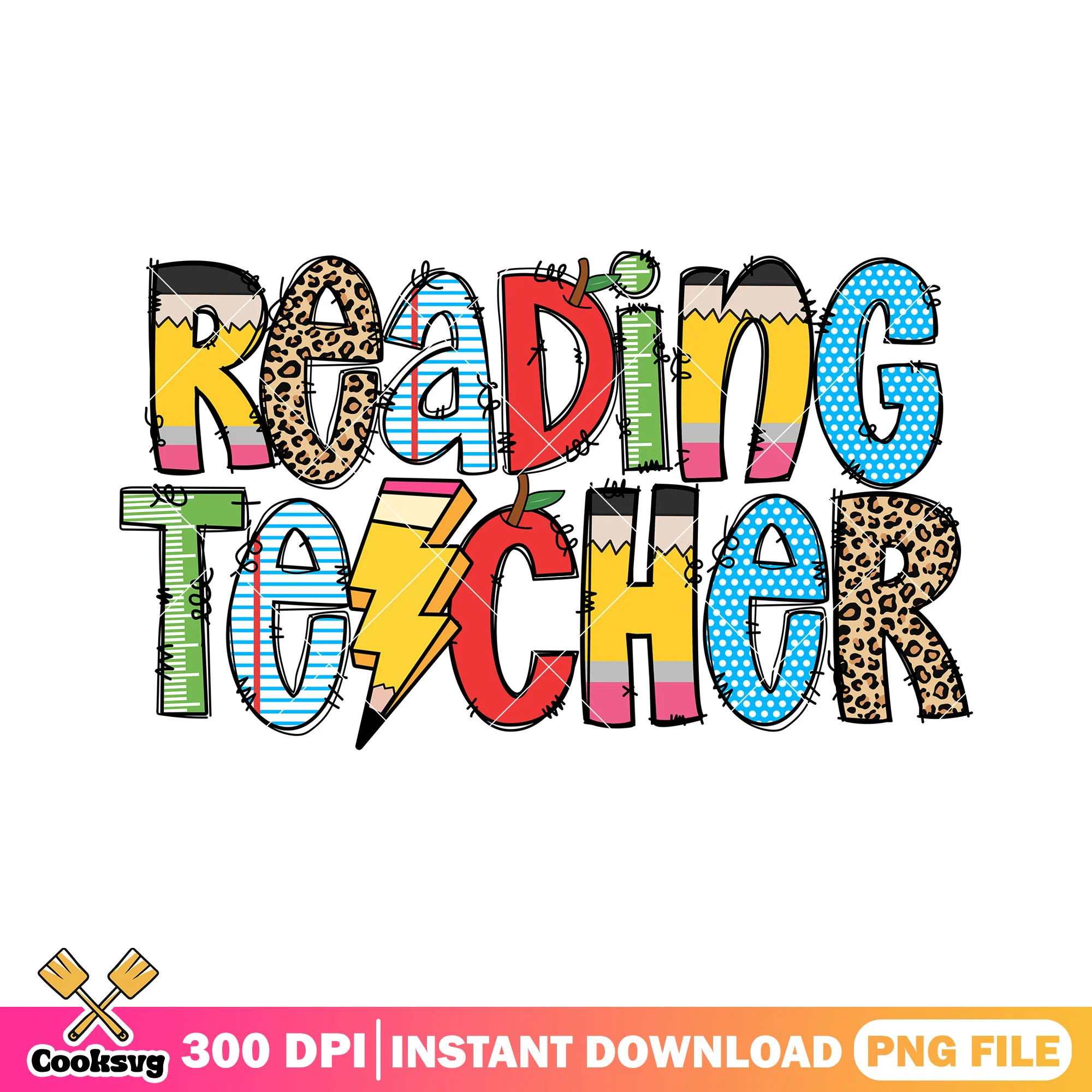 Reading teacher file png, colors font png, going back to school png